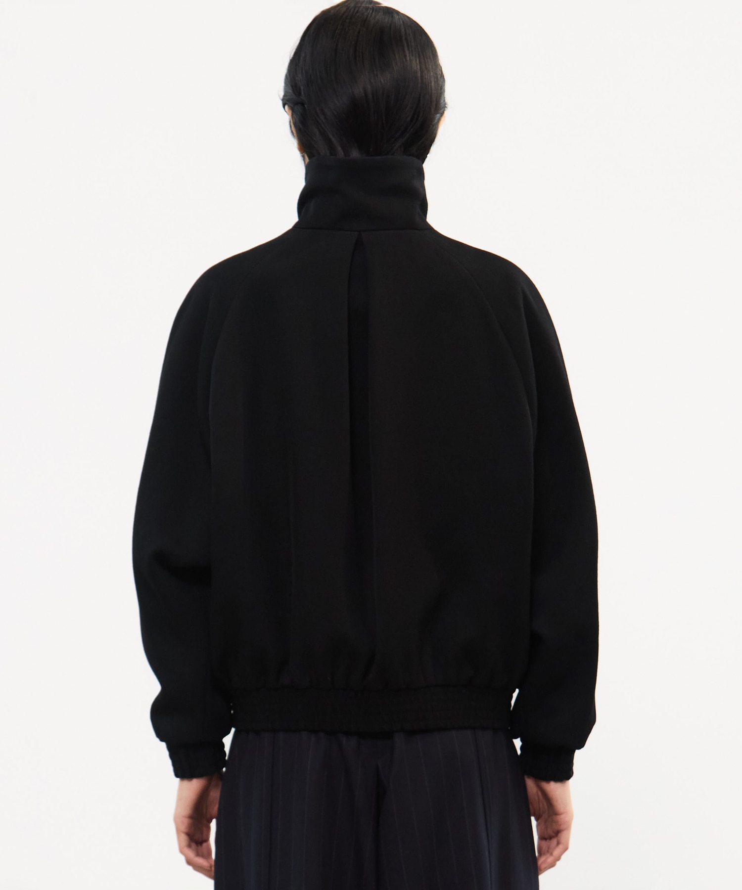 CINOH/チノ KNIT ZIP BLOUSON ブラック CAVARLY TWILL ZIP BLOUSON(36 BLACK): CINOH: WOMENS｜ STUDIOUS