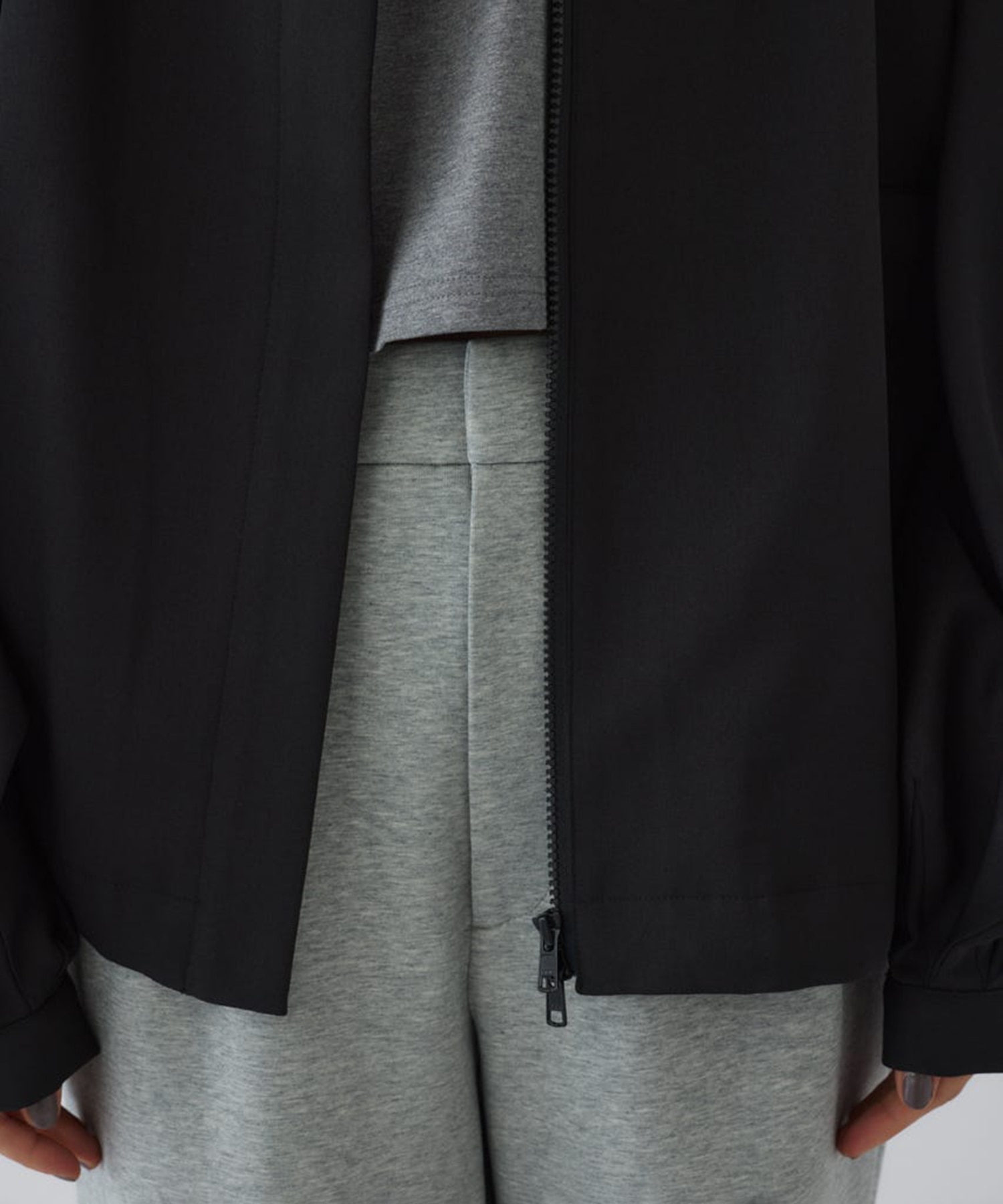 Stand collar tuck sleeve BZ RIM.ARK