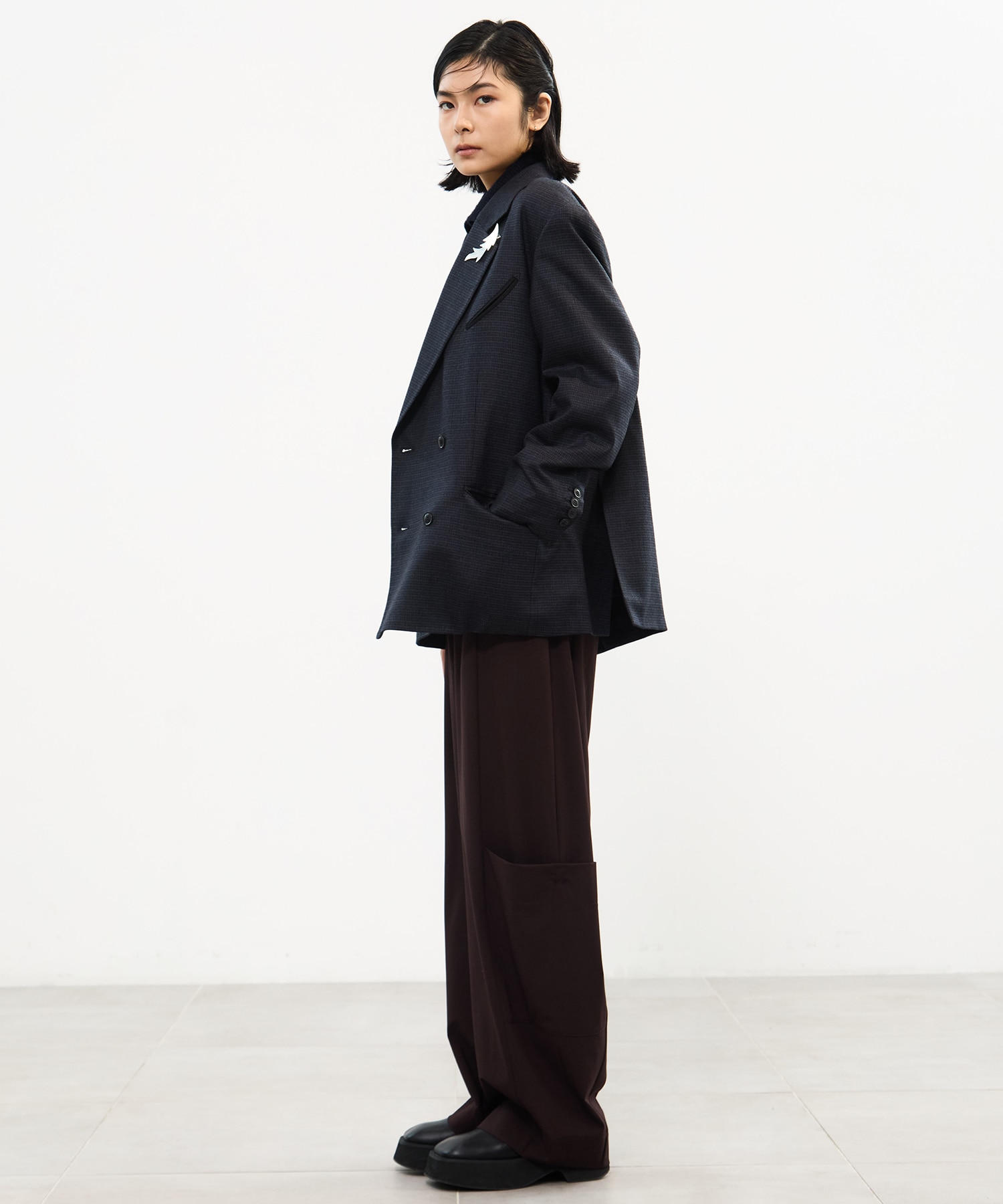 Wool check jacket TOGA