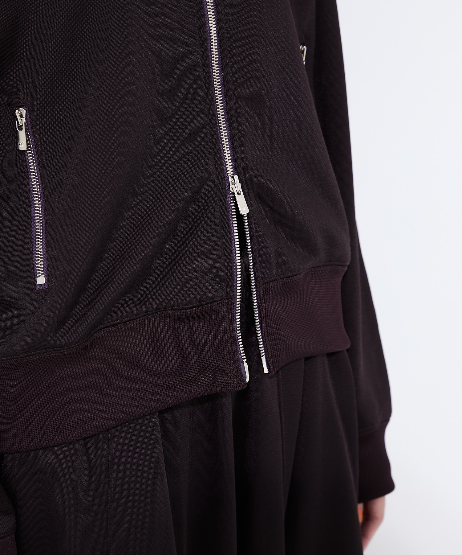 Dolman Sleeve Track Jacket - Bright Jersey Needles