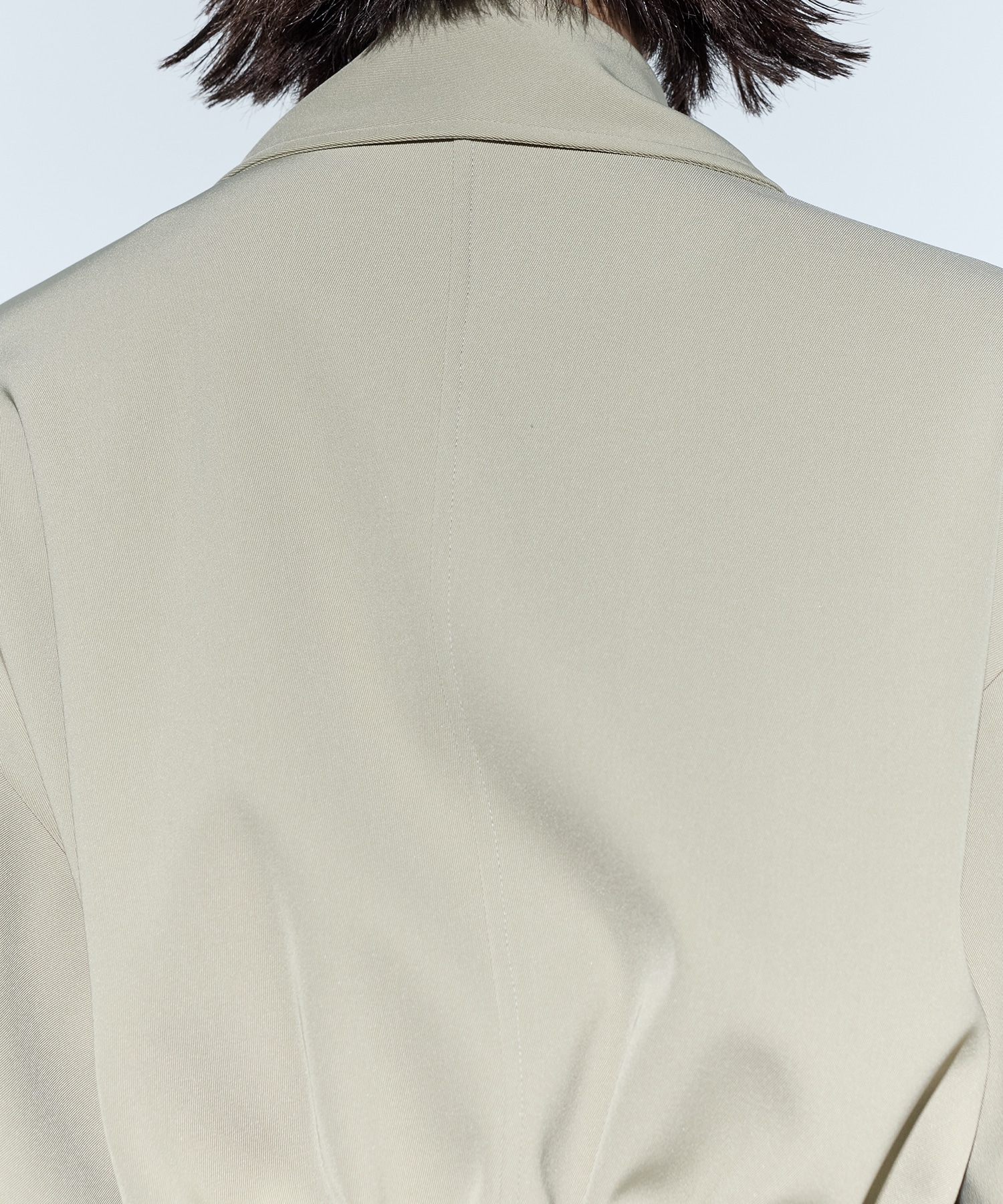 Gathered sleeve military coat MURRAL