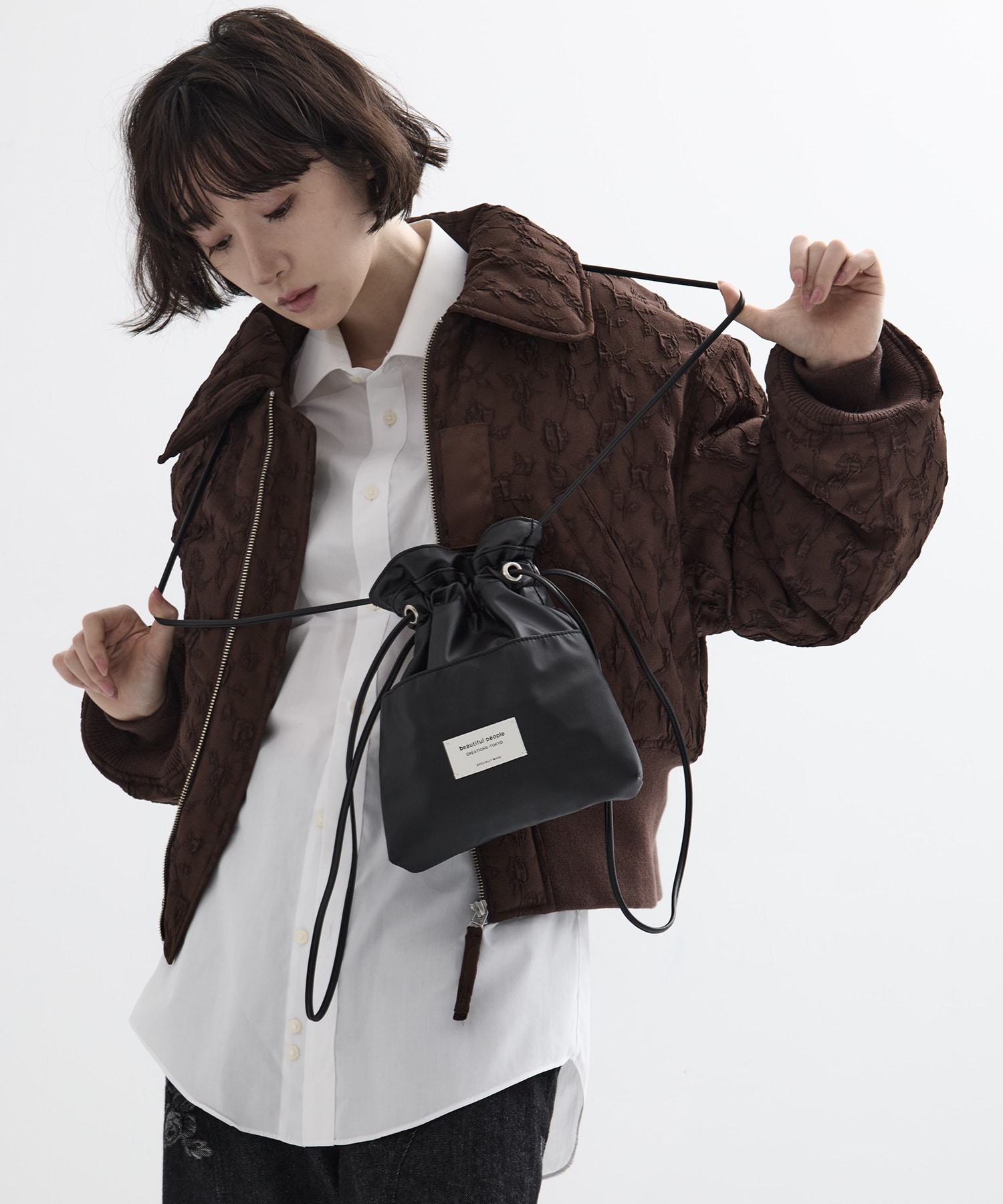 別注2wayショルダー巾着バッグ beautiful people