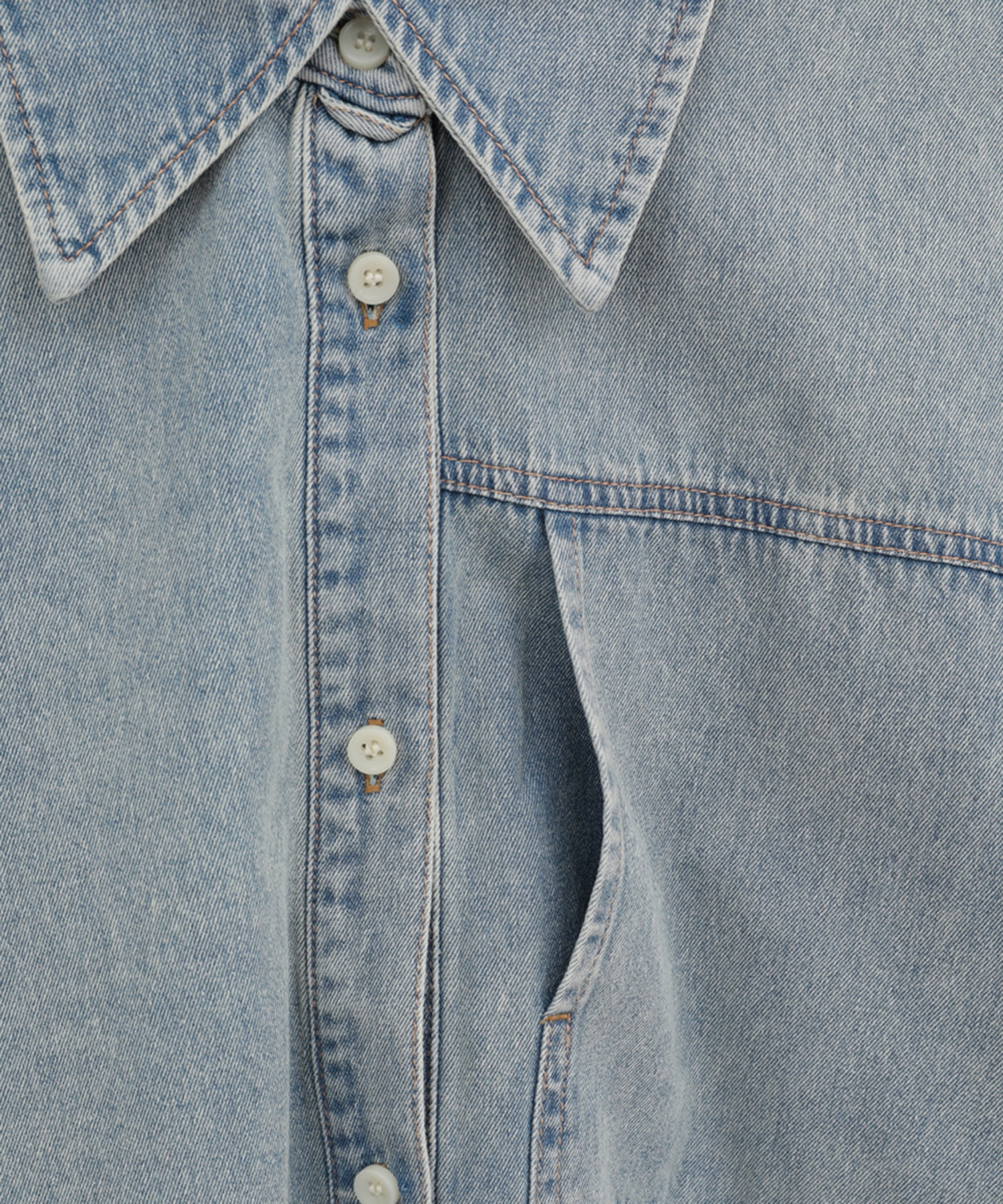 COMPACT DENIM SHIRTS CLANE