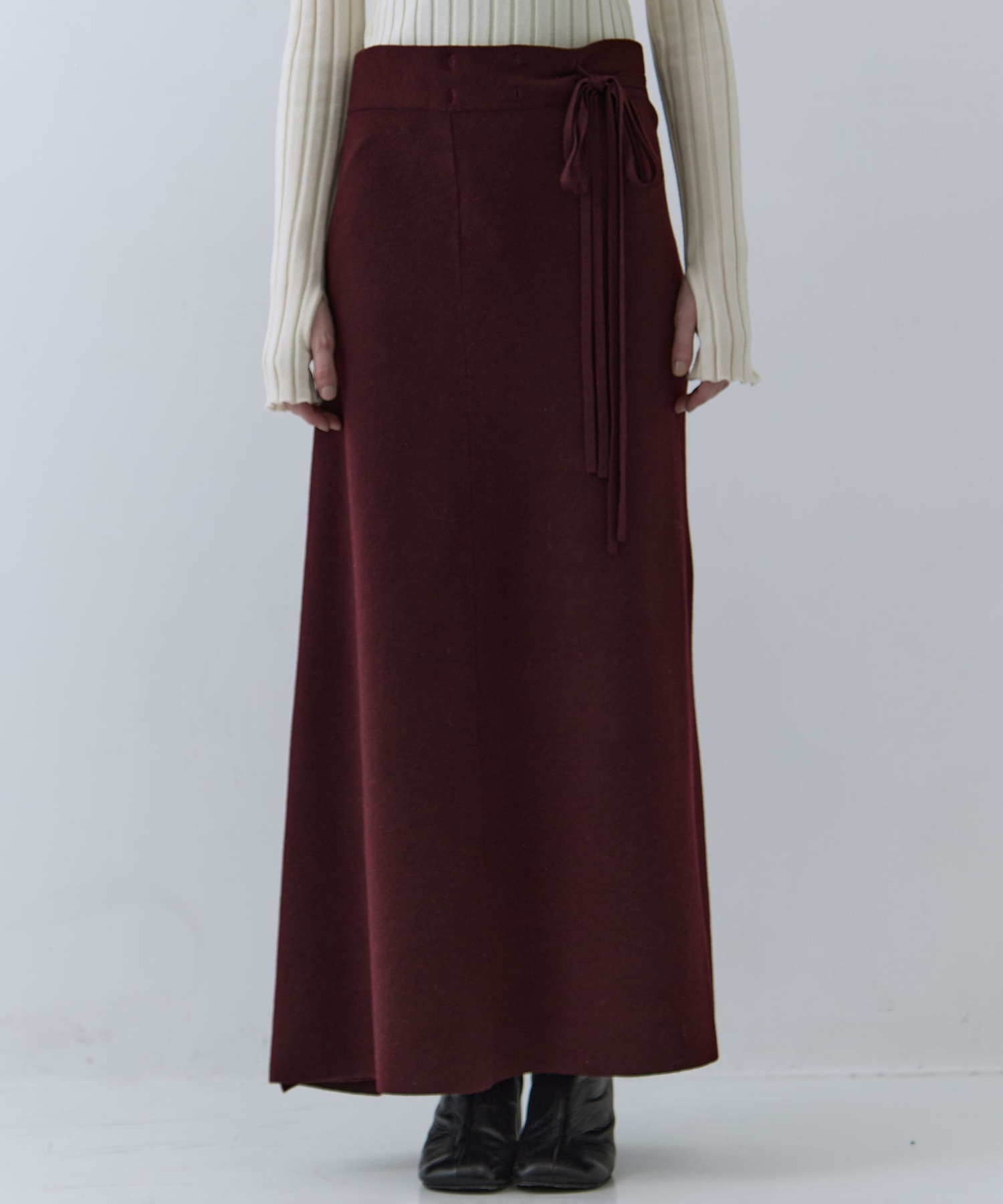 UND JACKET WINDING SKIRT KNIT SET DRESS AMERI