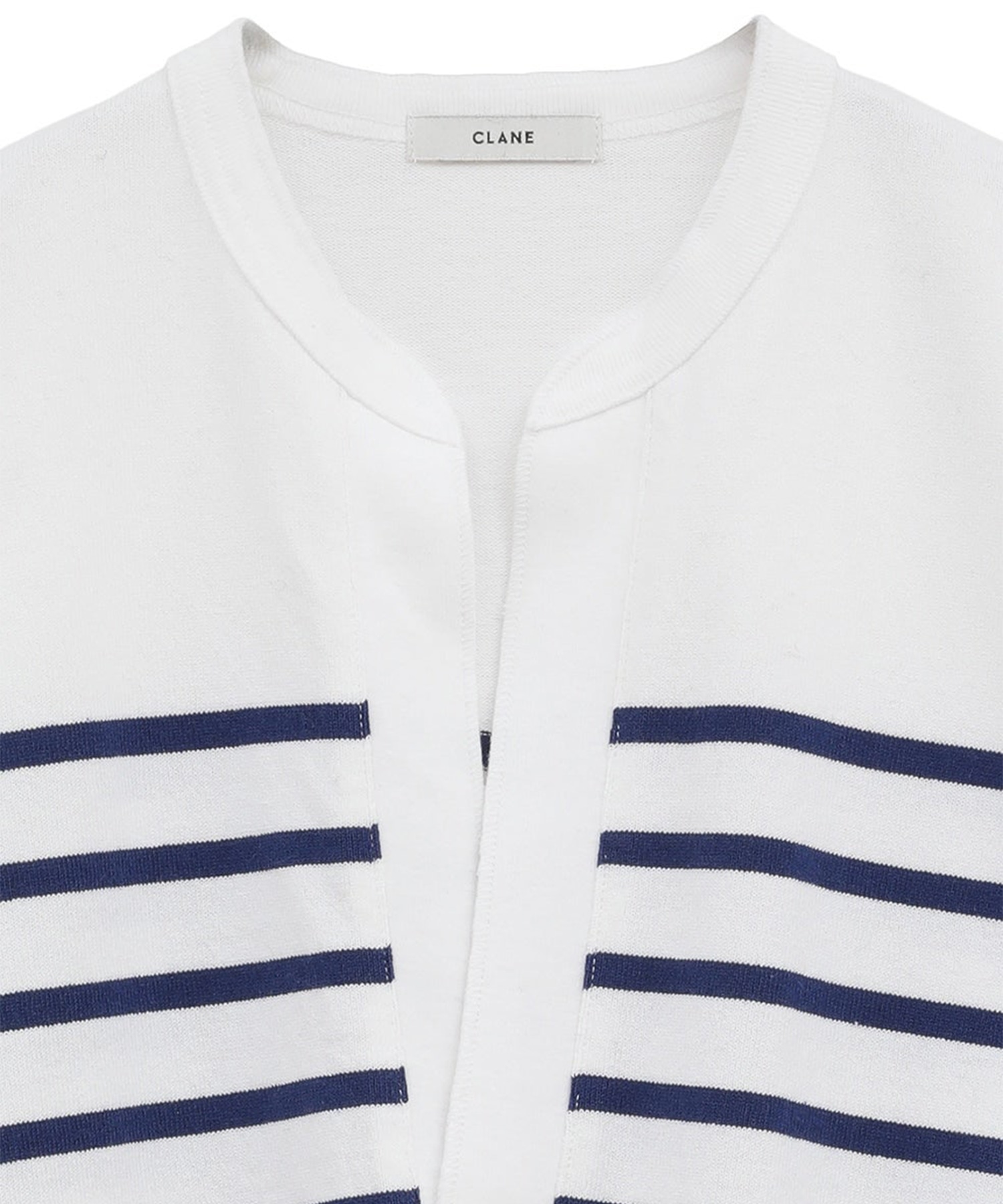 WIDE HENRY NECK BORDER TOPS CLANE