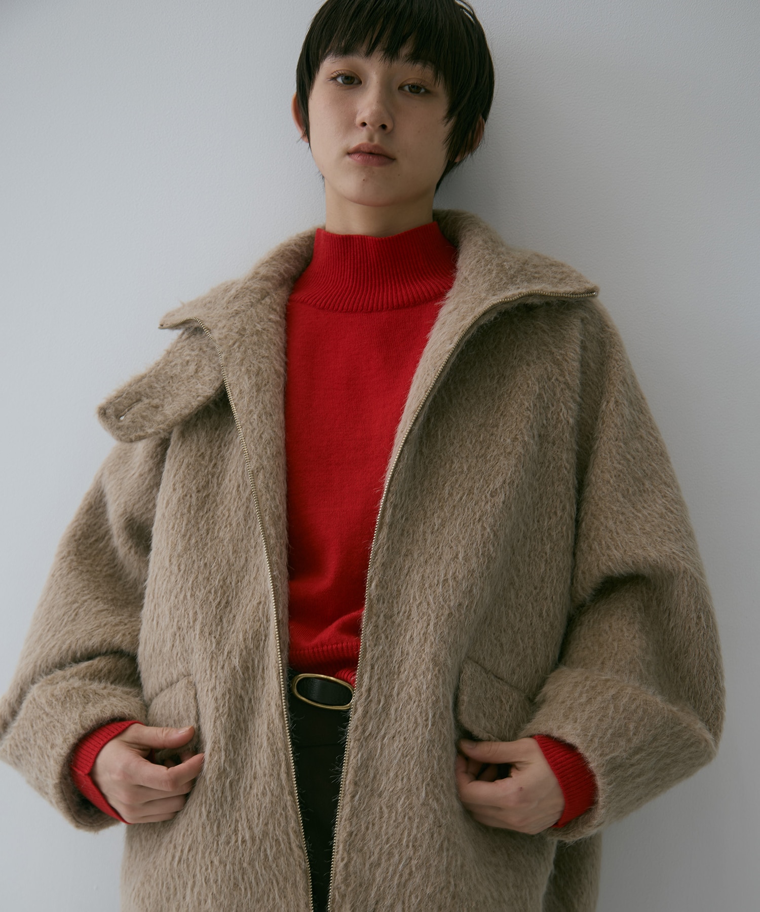 Merino Wool Turtle Neck Knit STUDIOUS