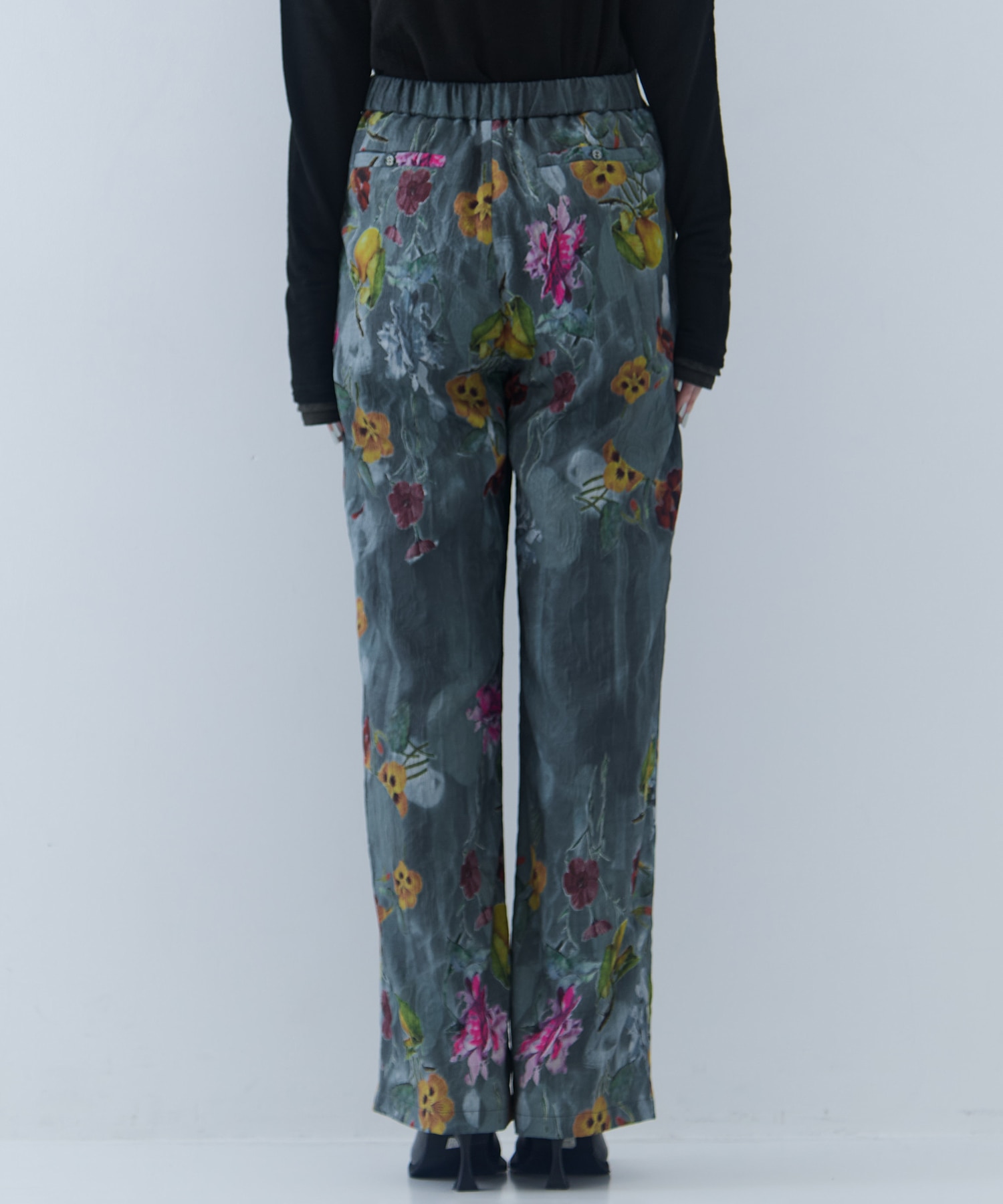 UND GRACE JACQUARD PRINT PANTS AMERI