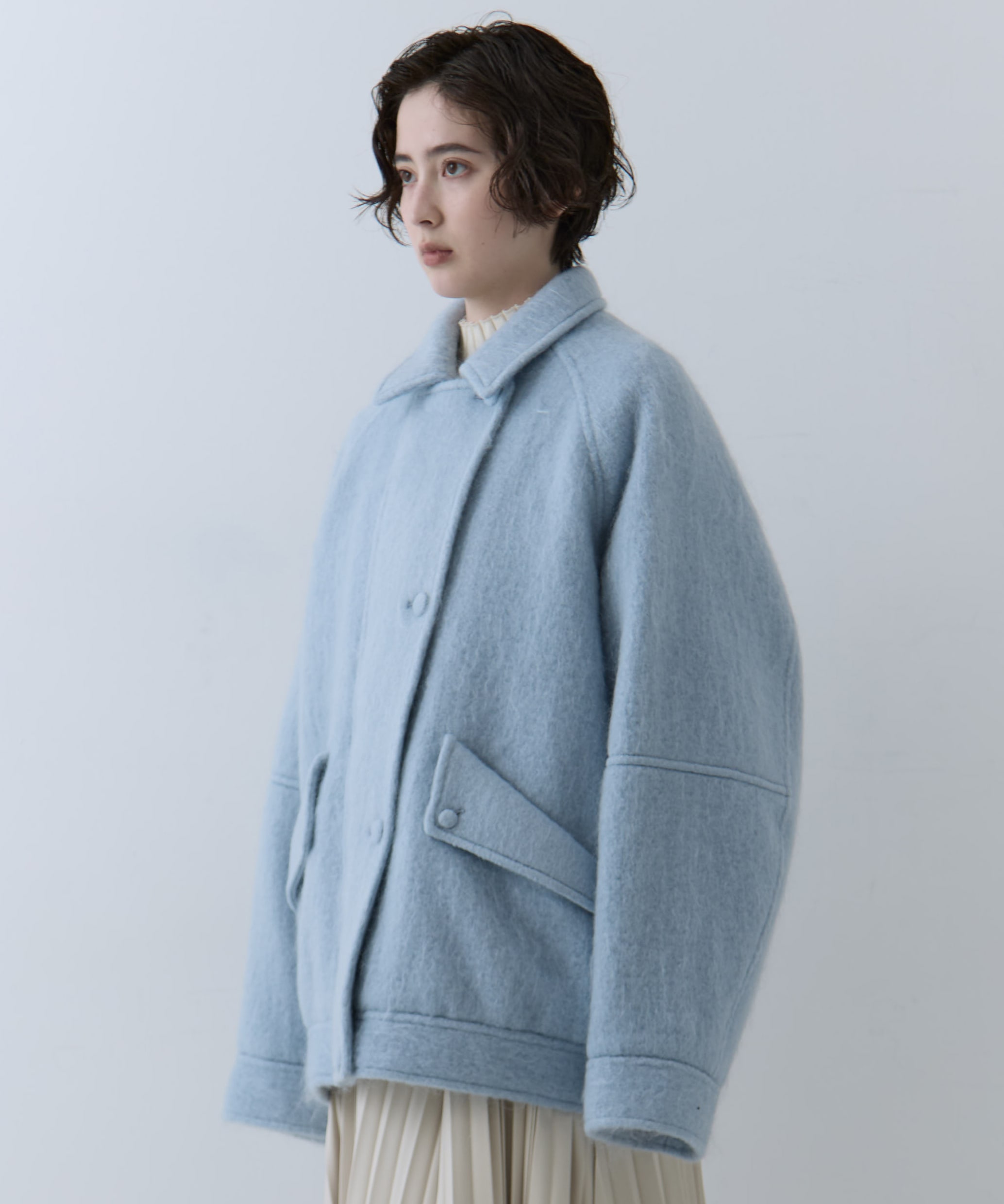 UND MOHAIR SHAGGY FLIGHT JACKET AMERI