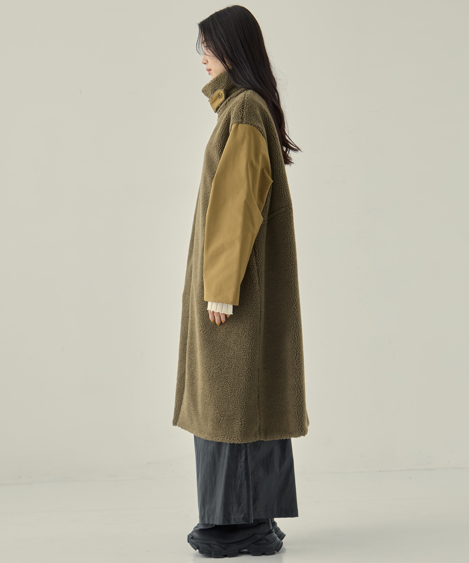 リサイクルシェルタフタ×ボア(ロング) VACHEMENT