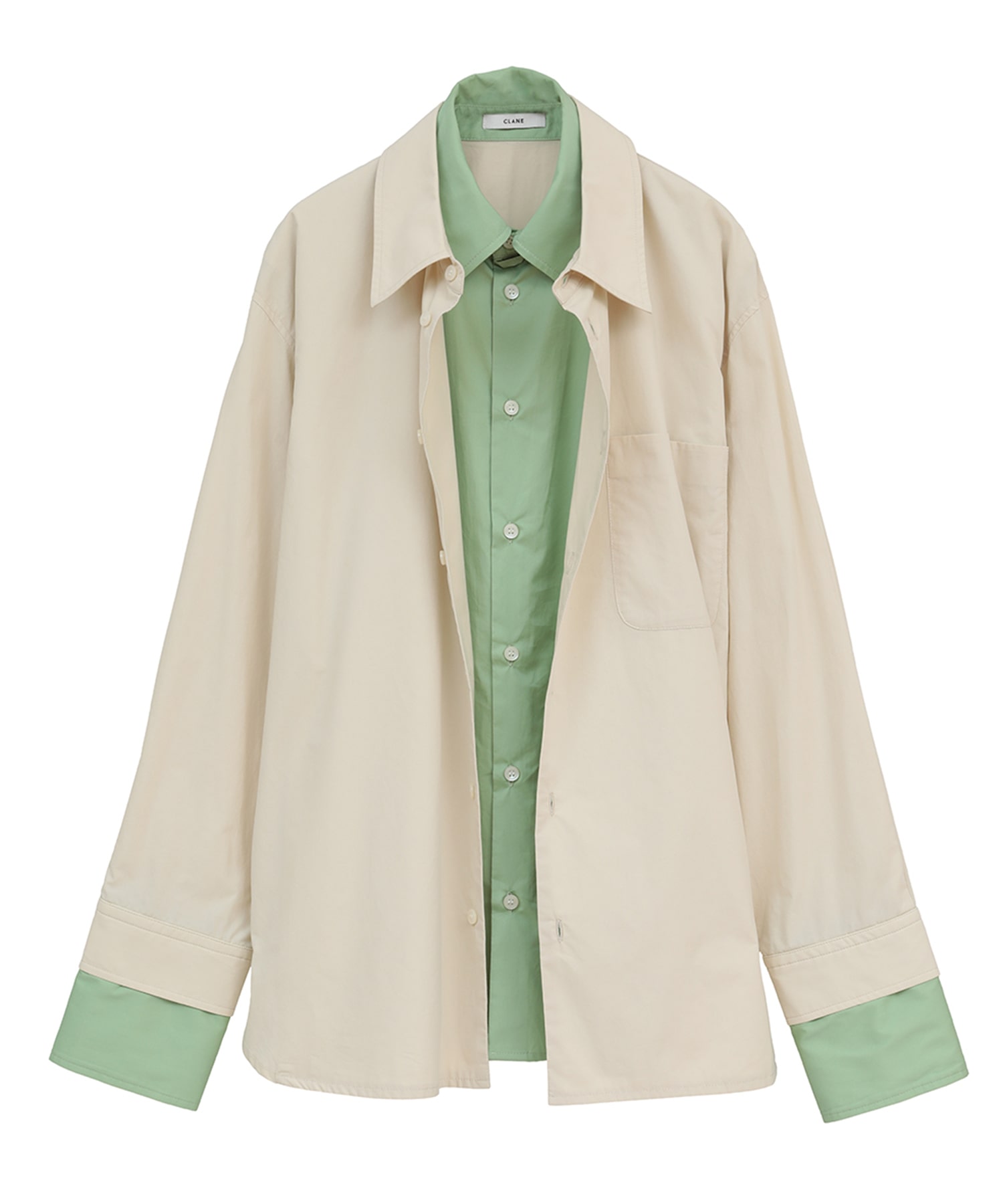 TWO TONE LAYERED SHIRTS CLANE