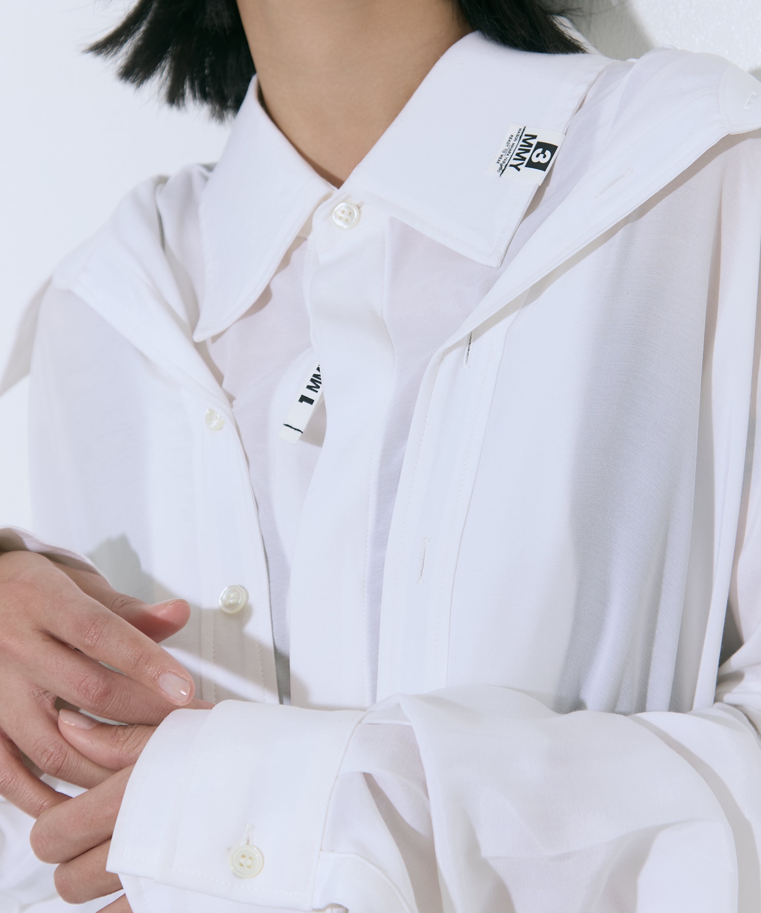 DOUBLE LAYERED SHIRTS Maison MIHARA YASUHIRO