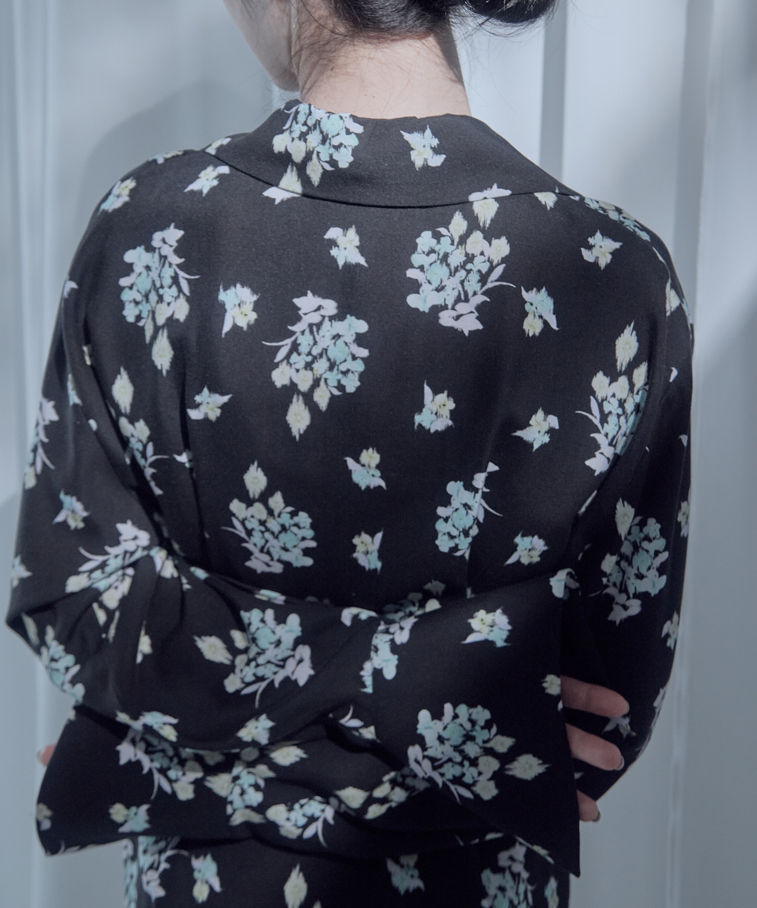 Floral Motif Printed Dress Mame Kurogouchi