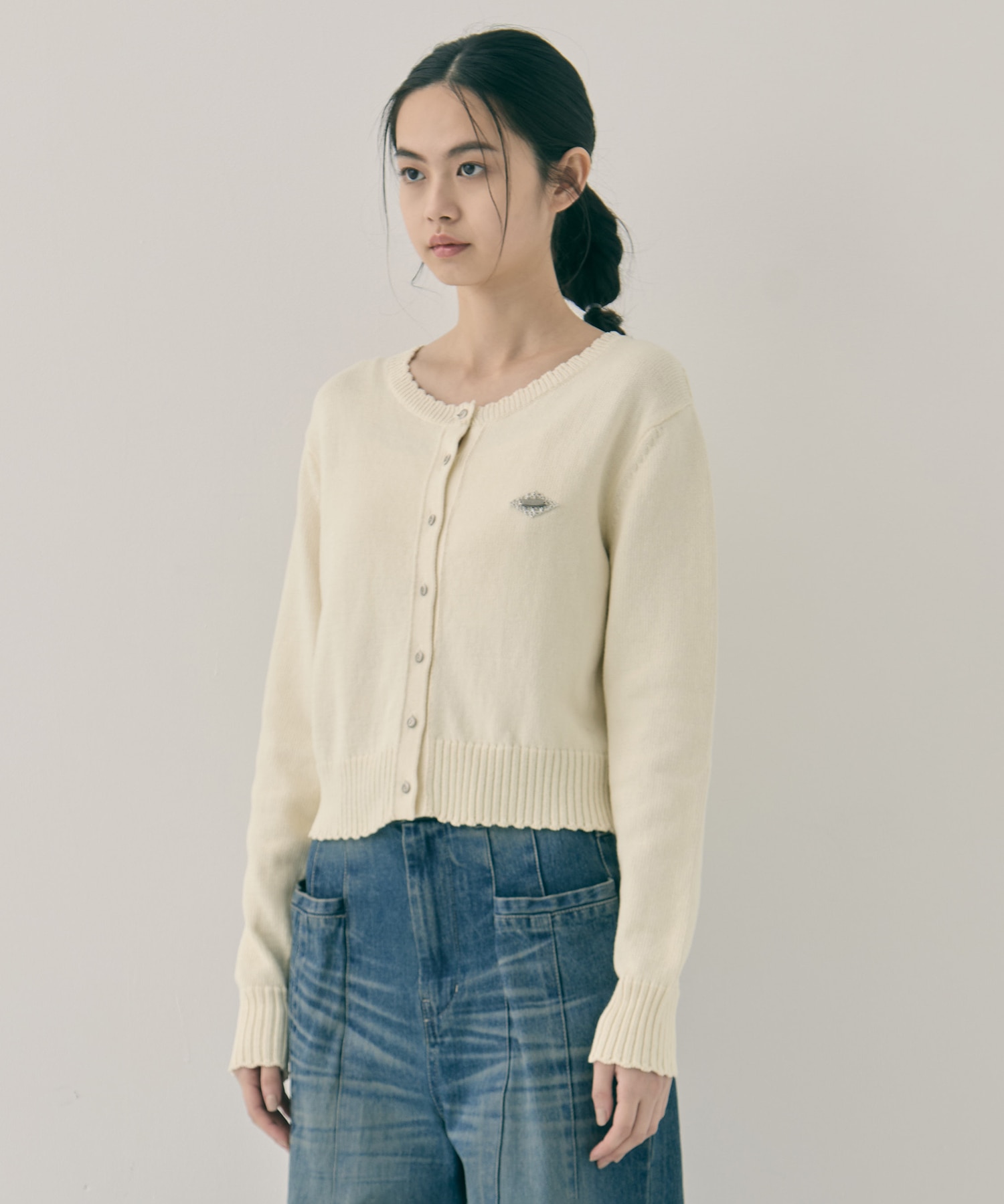 Cupid in HEAVEN crochet knit cardigan tanakadaisuke