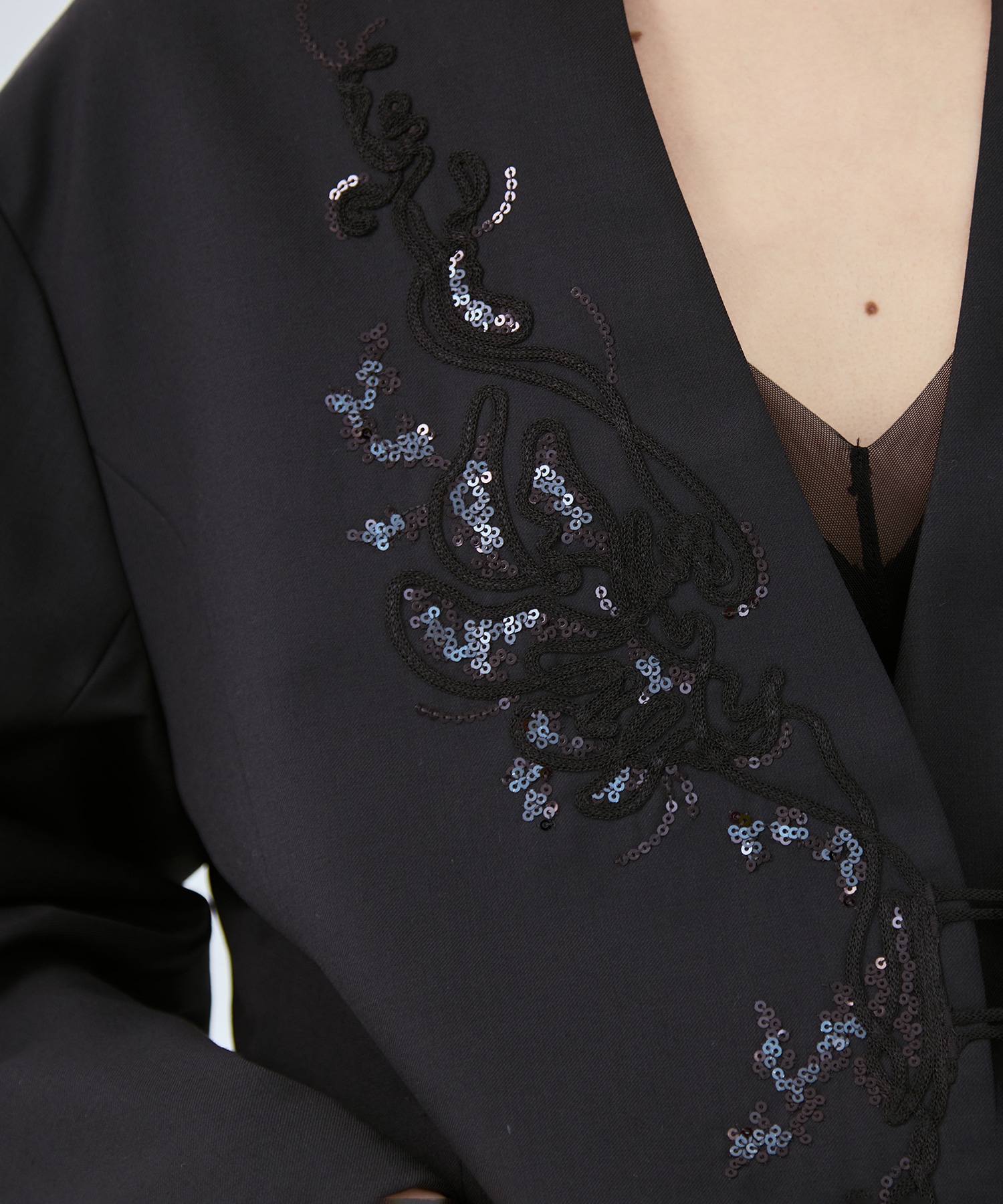 Veil embroidered jacket MURRAL