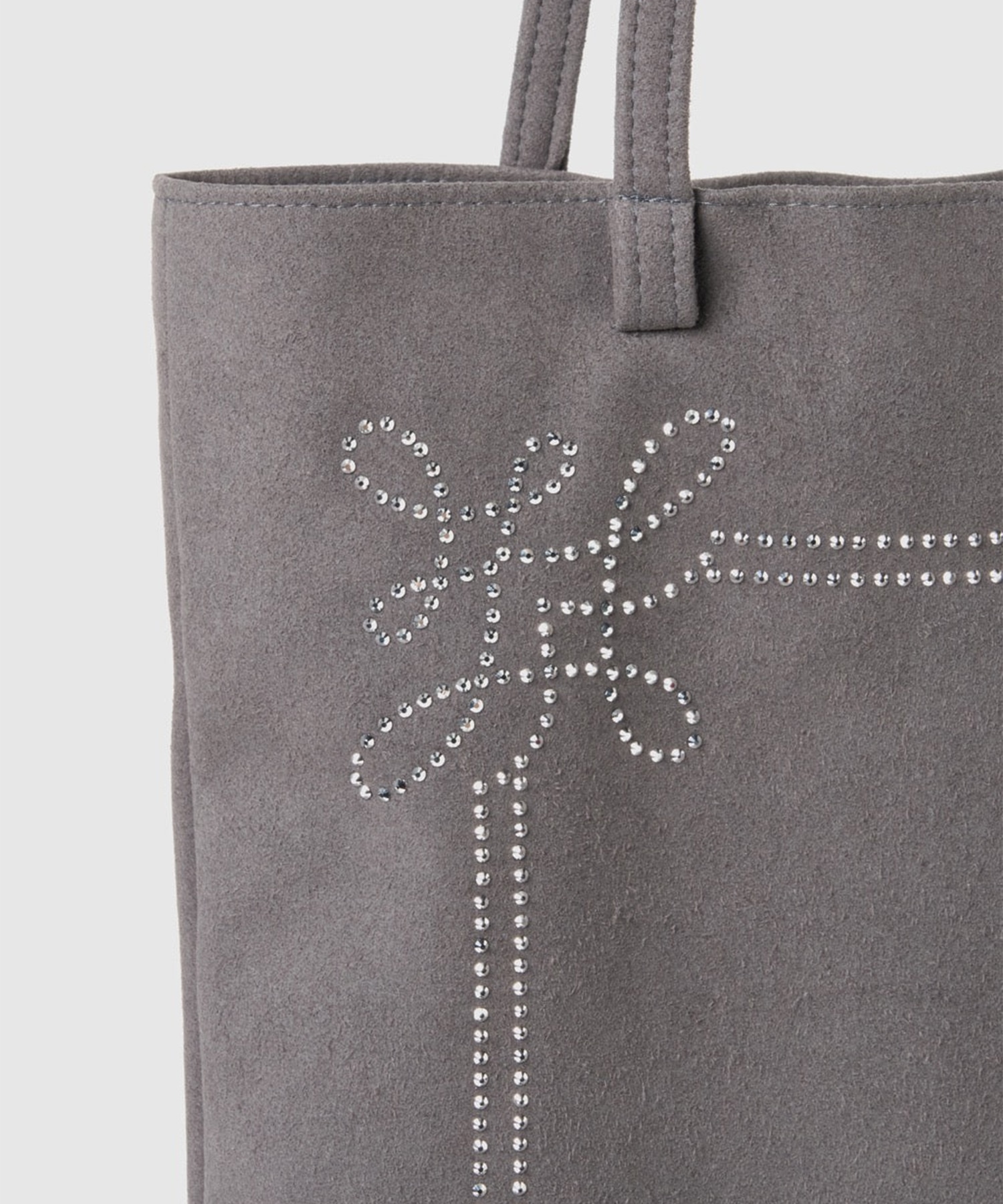 Rhinestone frame tote bag tanakadaisuke