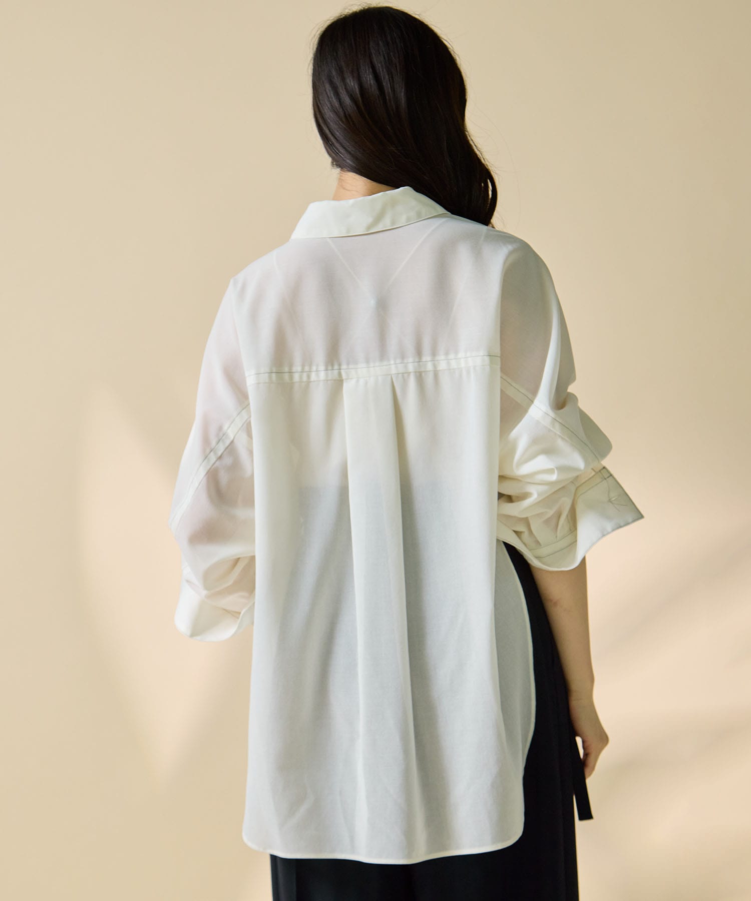 Matte Sheer Over Shirt STUDIOUS