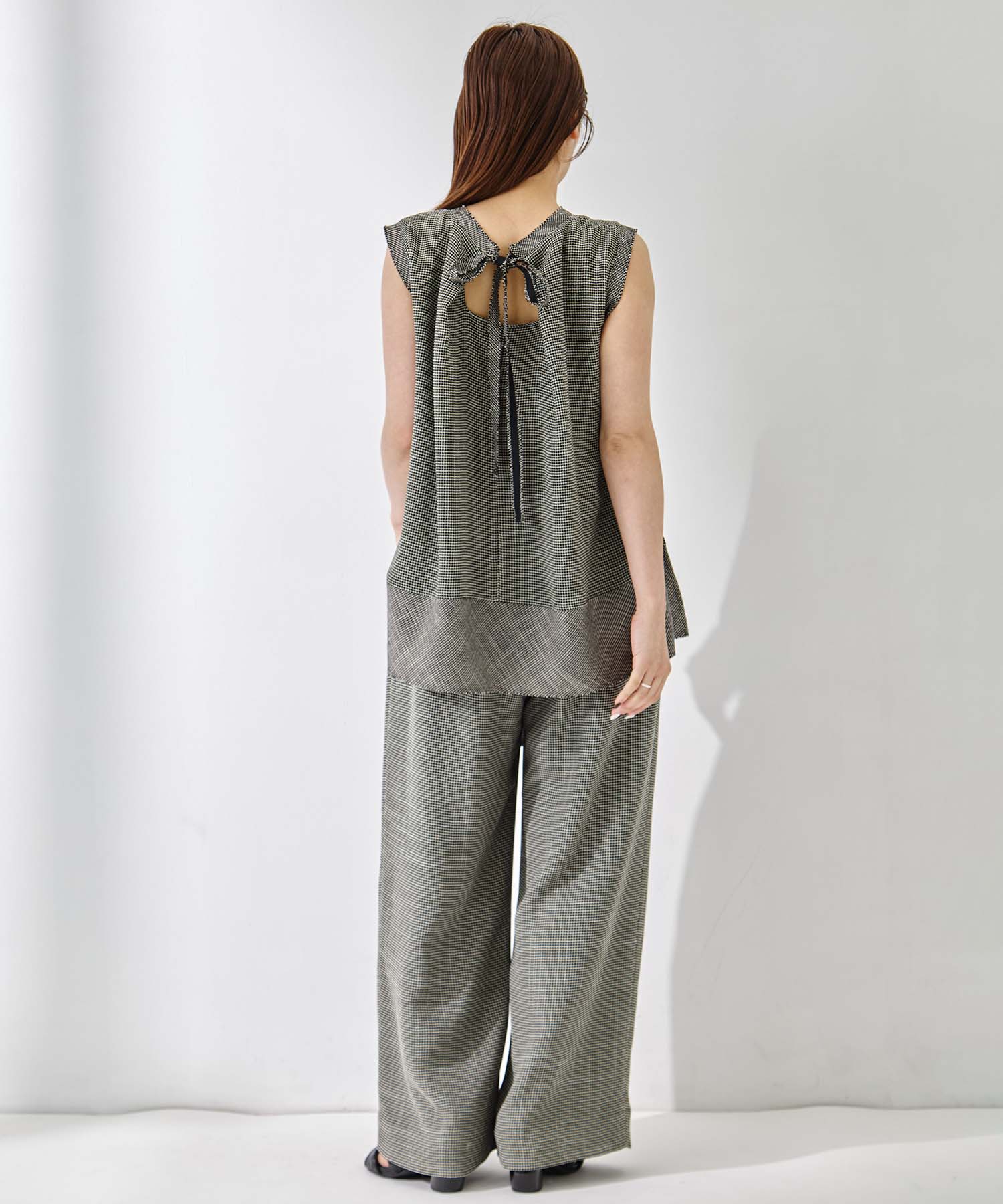 Sleeveless Washable Mesh Blouse 