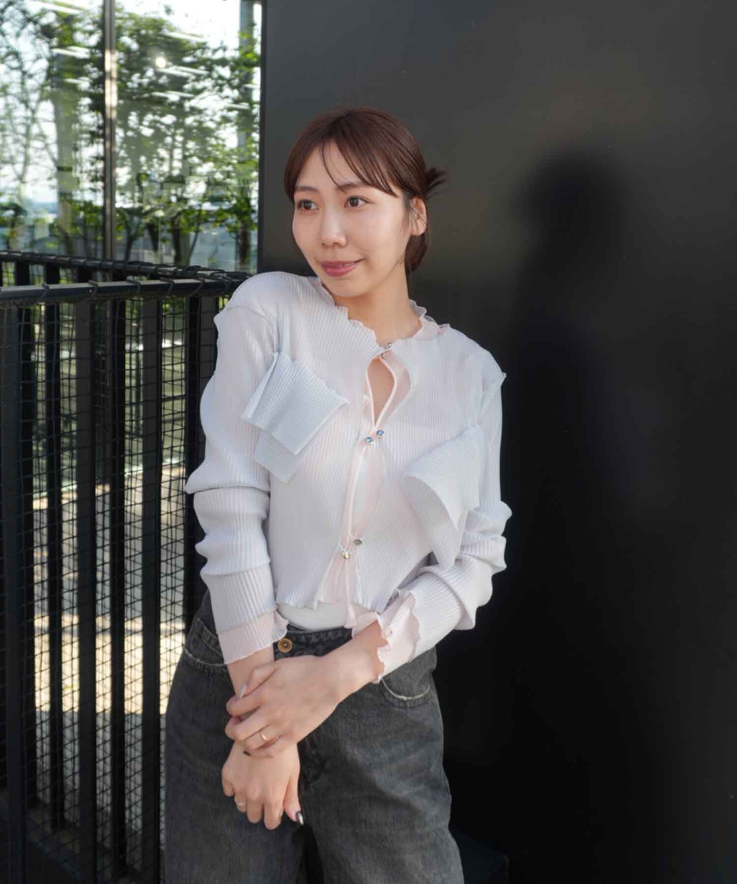 別注 SHEER CARDIGAN kotohayokozawa