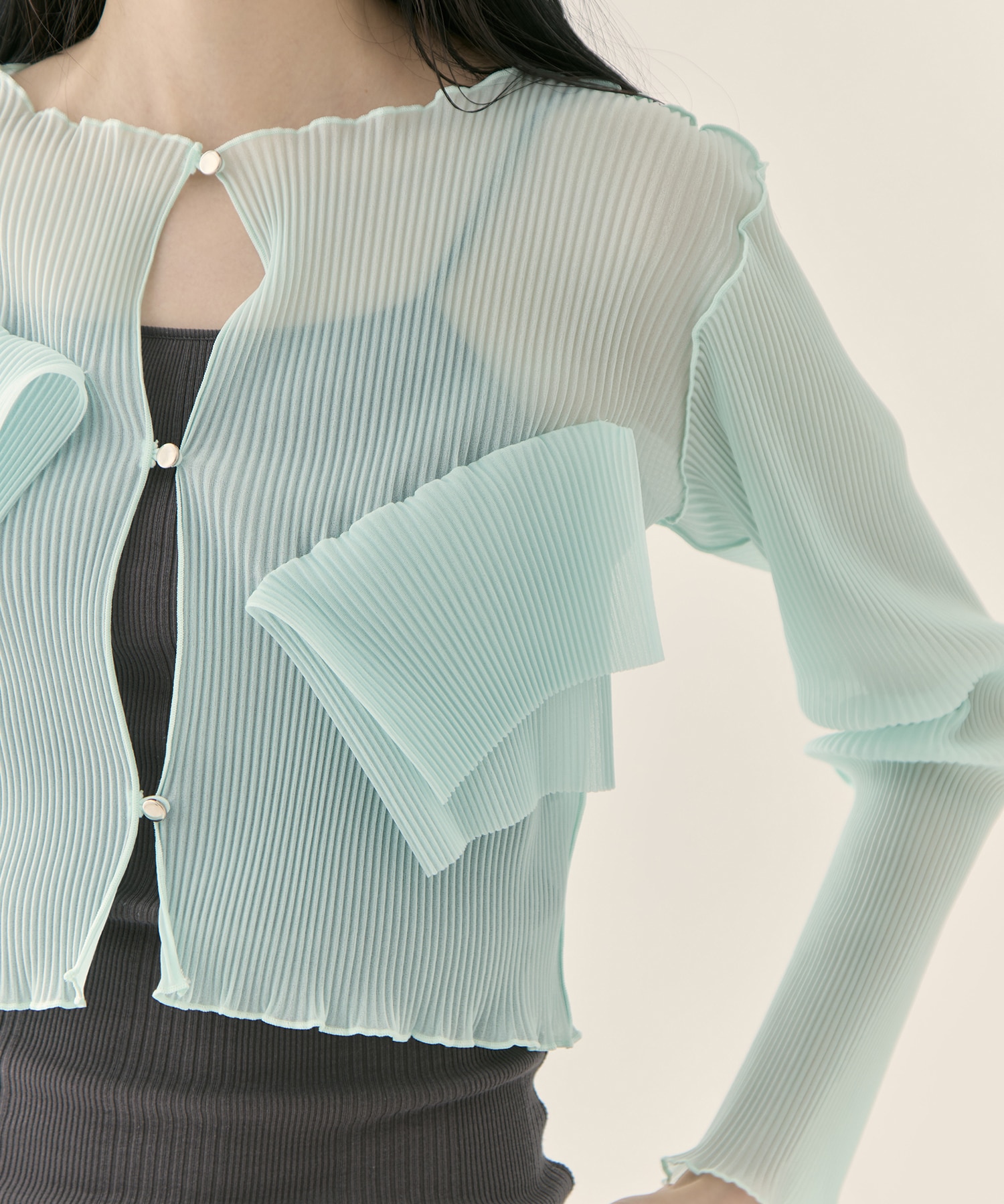 別注 SHEER CARDIGAN kotohayokozawa