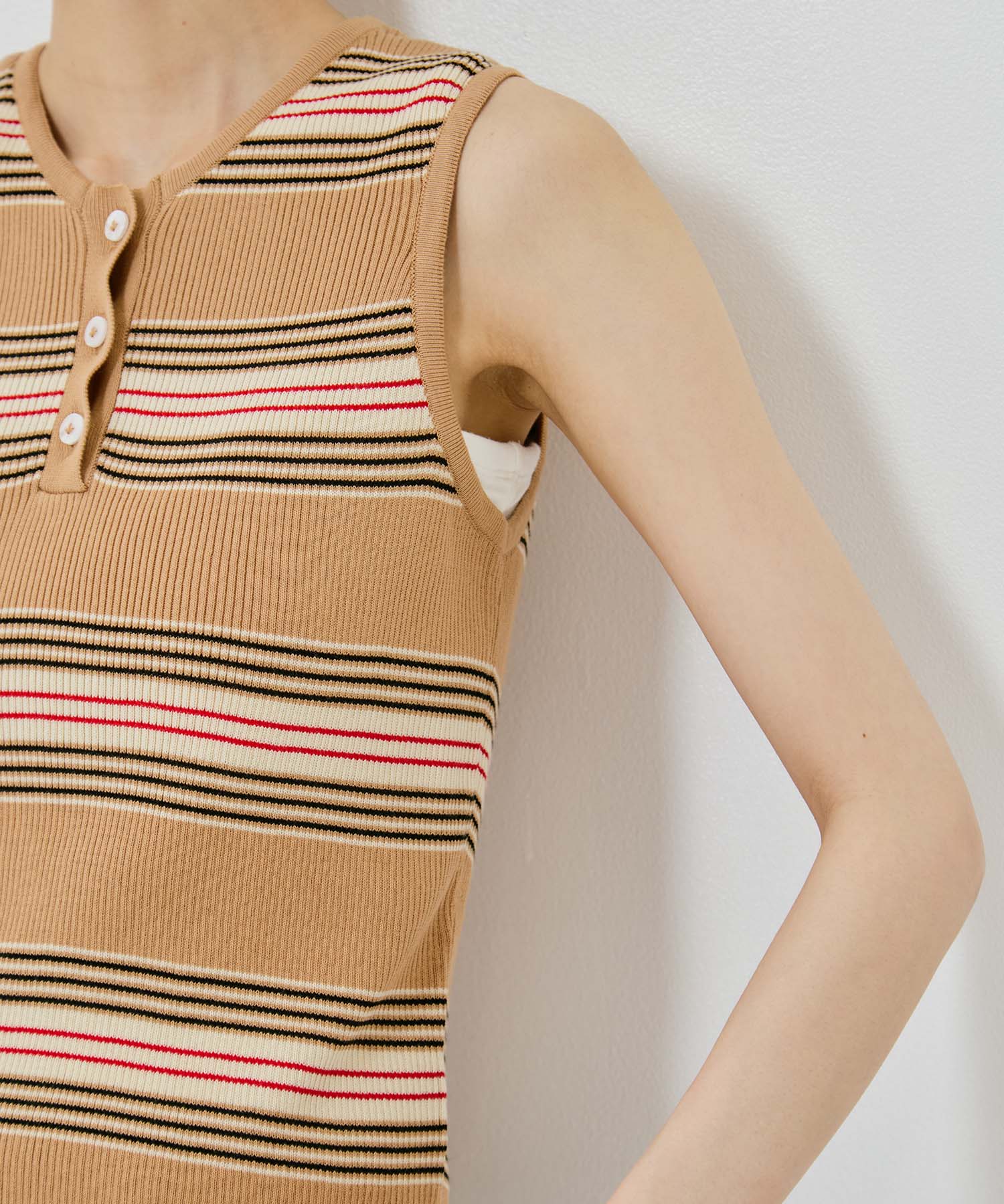 AKES-012K【ボーダーニットトップス】 AKANE UTSUNOMIYA