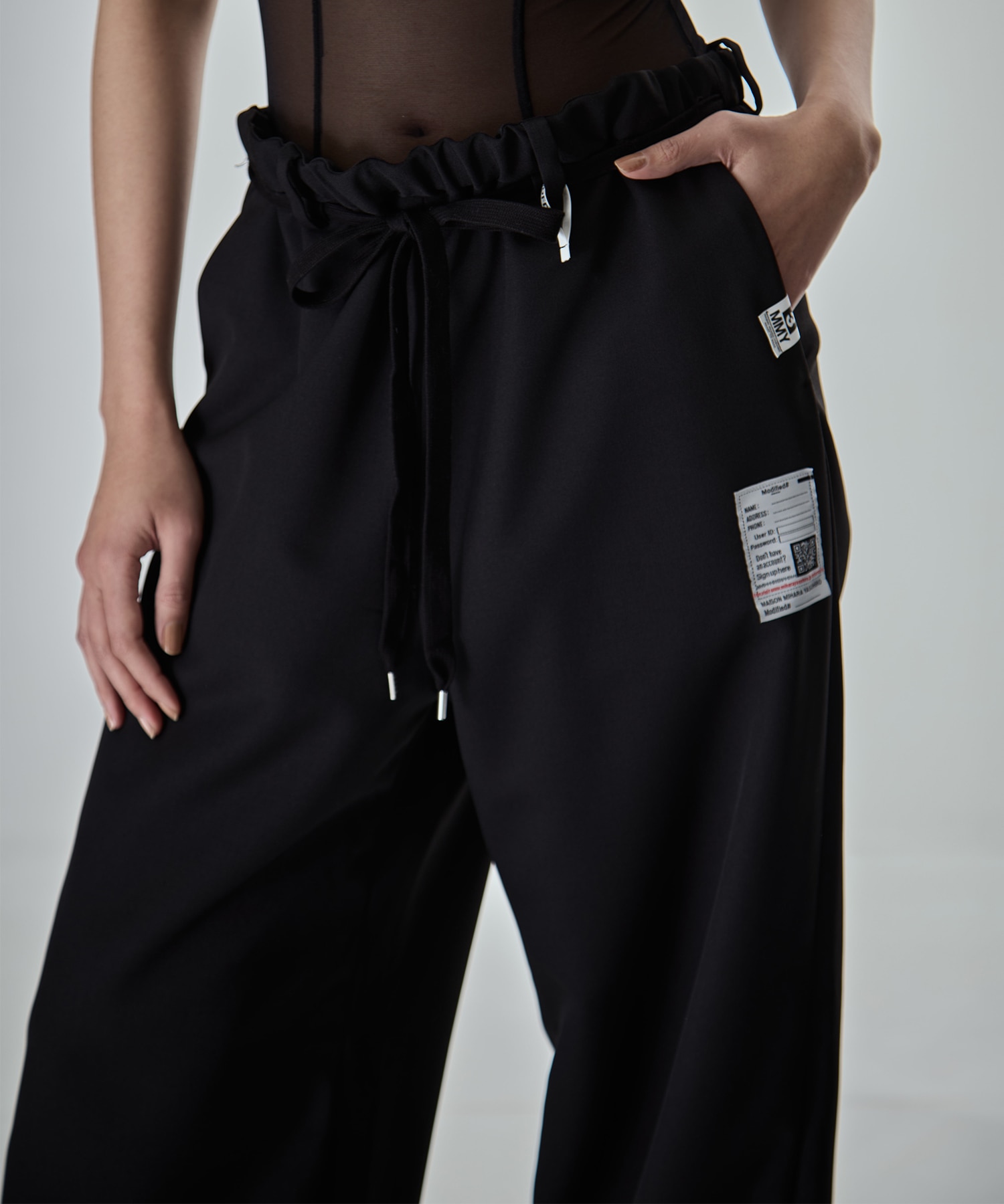 WOOLY TEXTURE EASY TROUSERS Maison MIHARA YASUHIRO