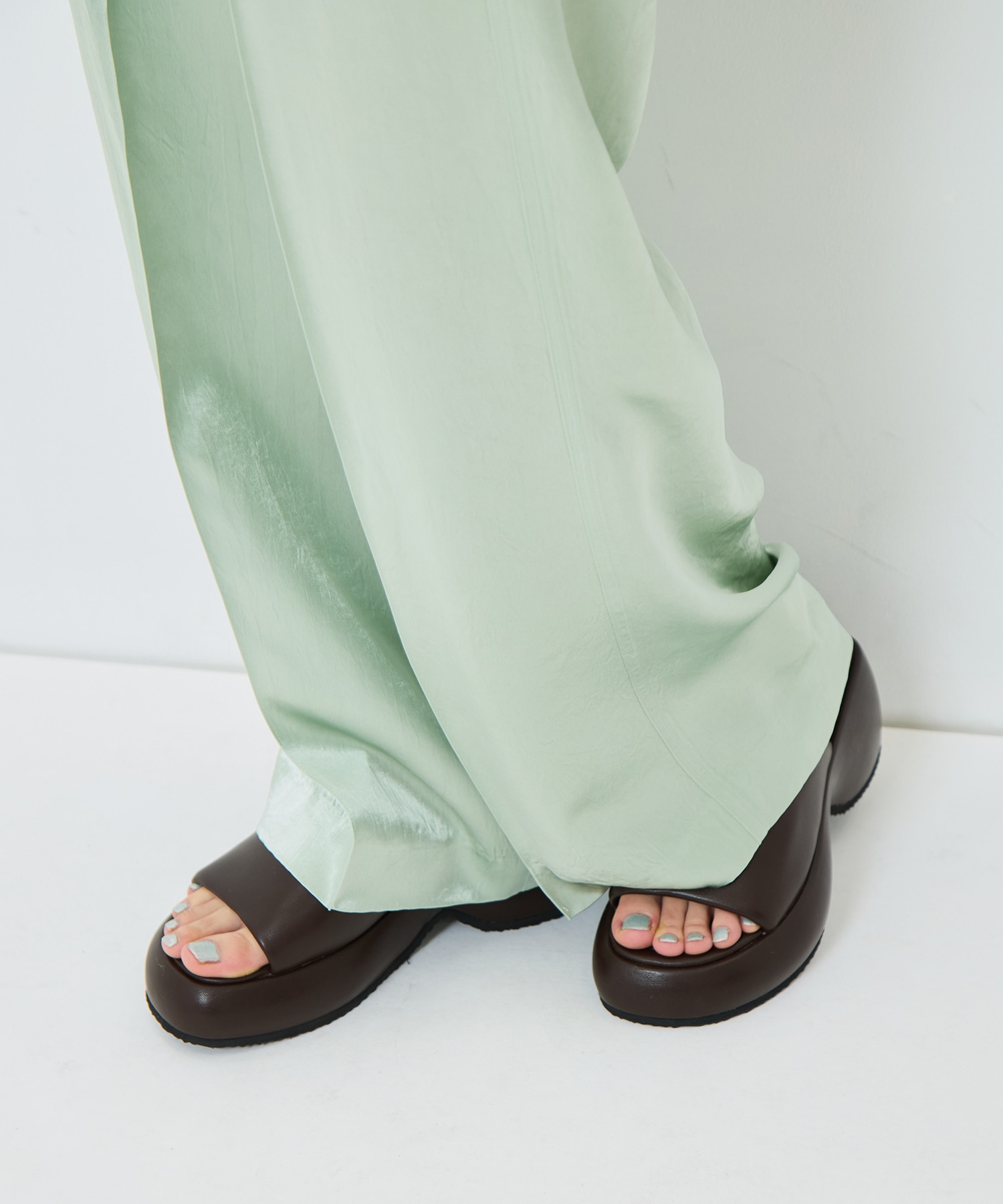 SATIN RELAX PANTS CINOH