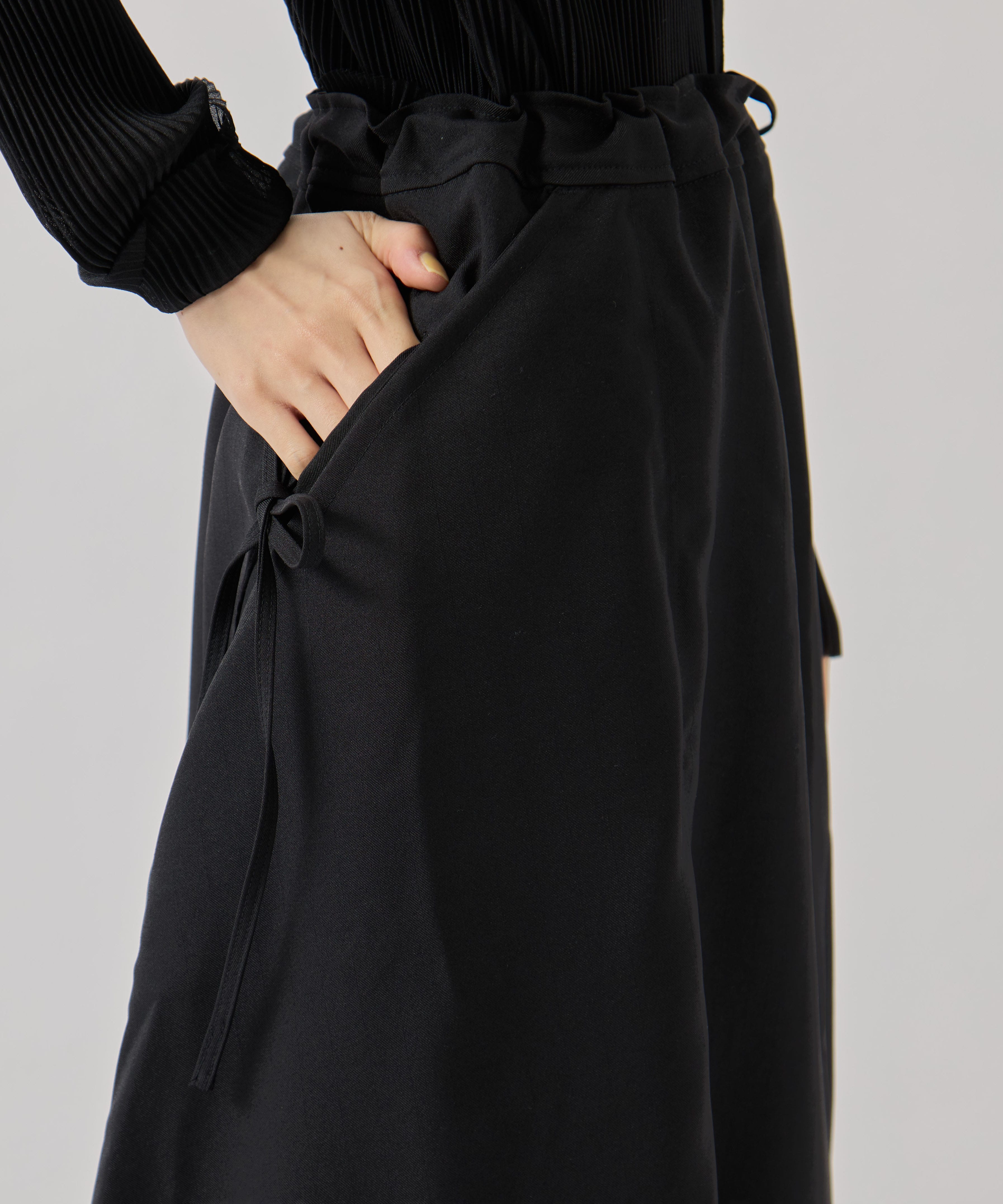 Y3-S26-0000-207/W_SU RC 3S SKIRT BLACK(ロングSK) Y-3
