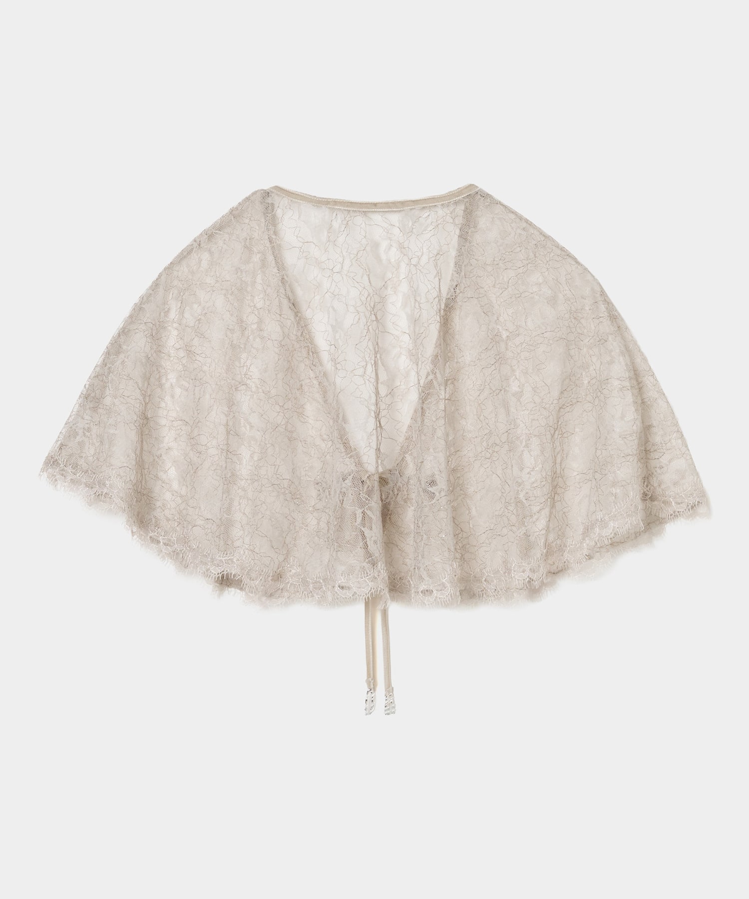 flower lace velvet ribbon cape tanakadaisuke