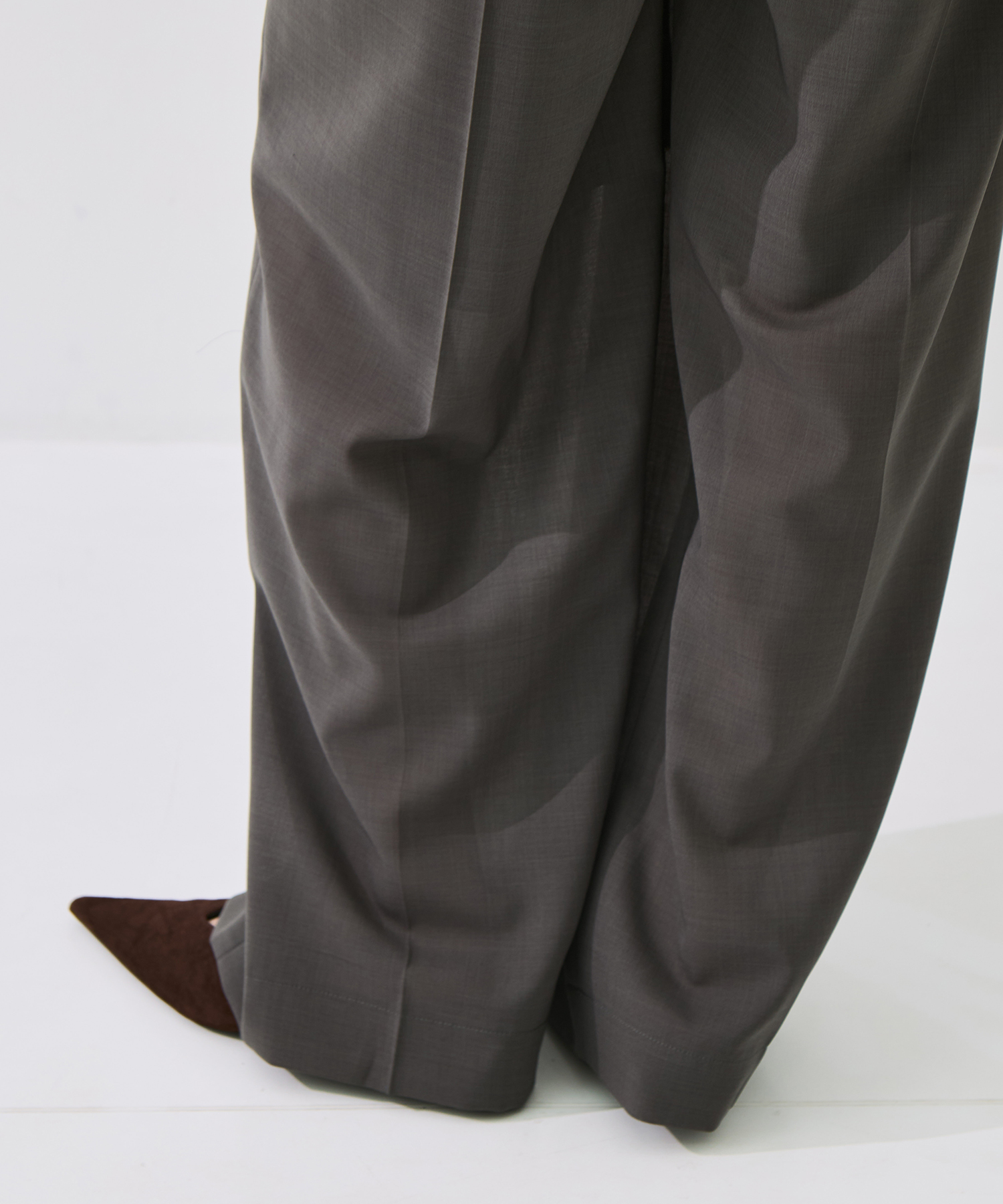 Sheer Double Tucked Trousers STUDIOUS