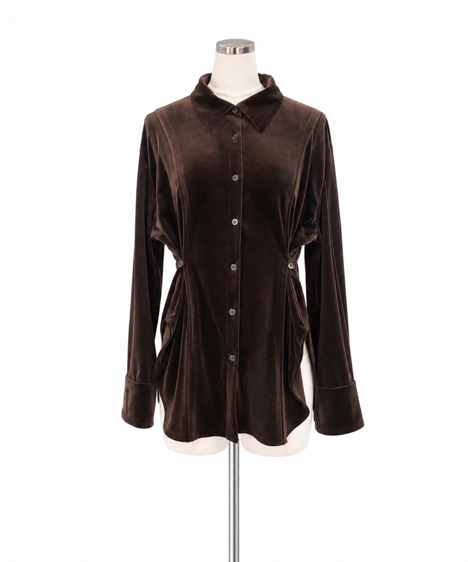 Strech Velour Shirt STUDIOUS