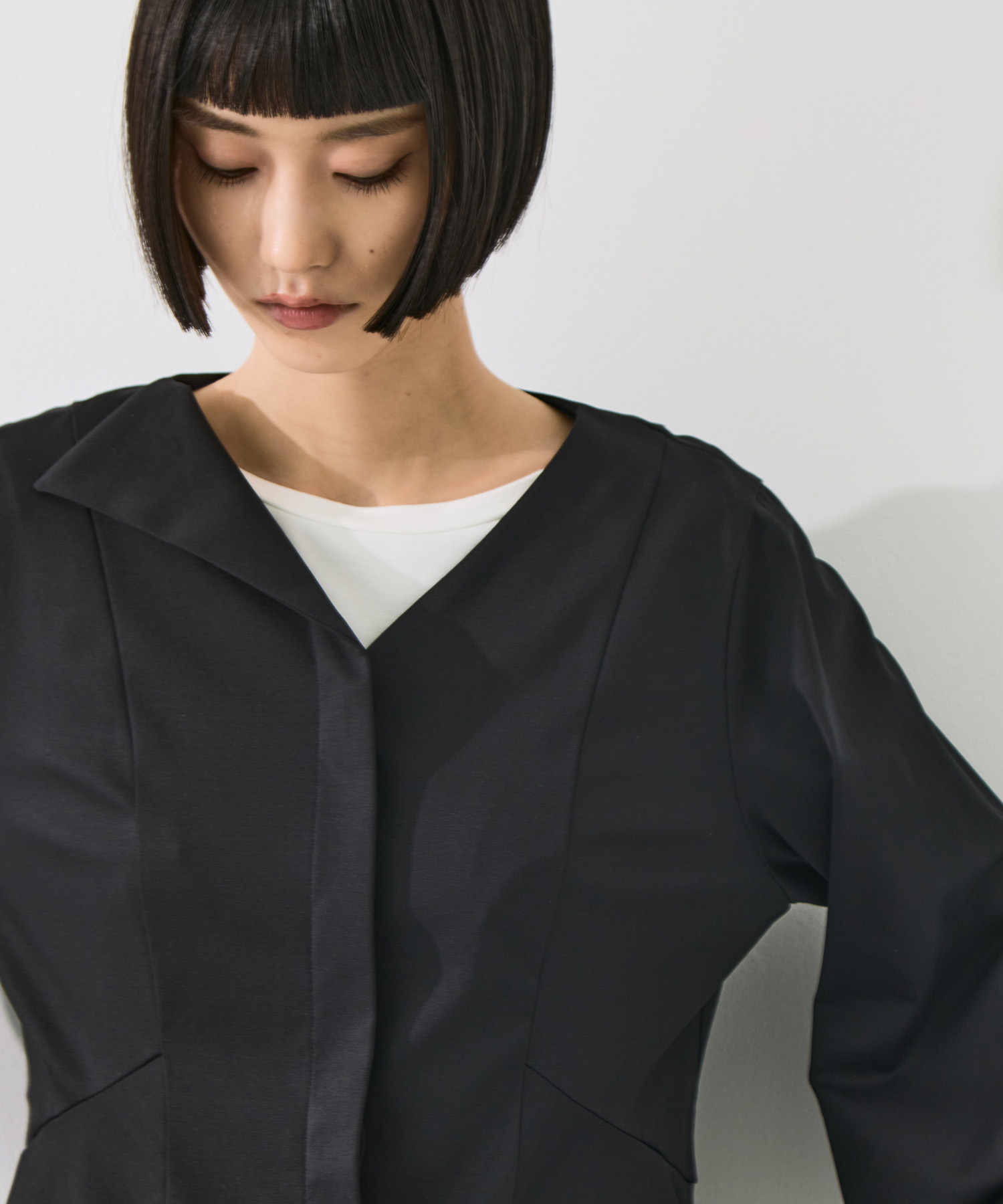 Form Peplum Tops STUDIOUS