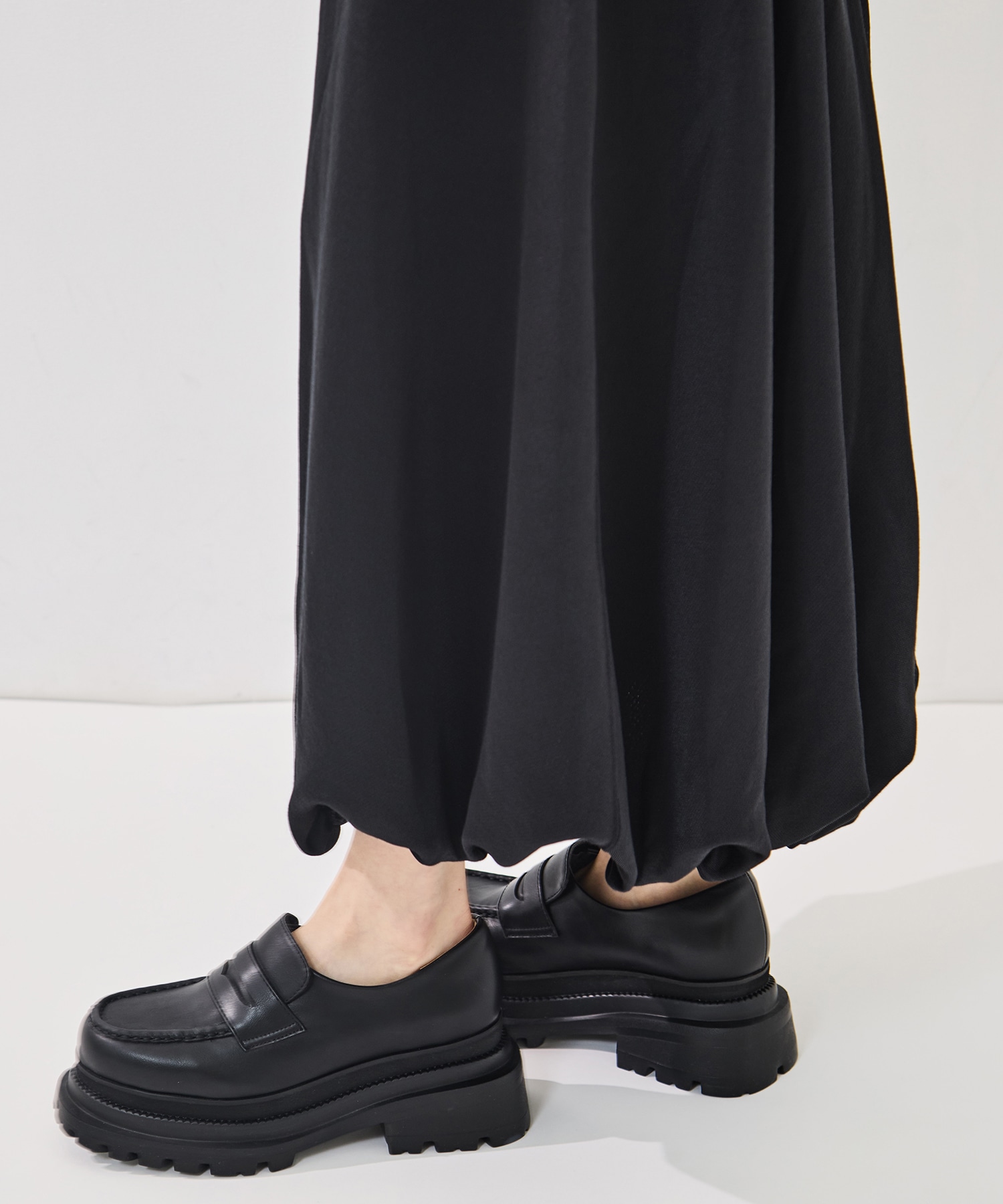 Ballon Track Skirt -Bright jersey Needles