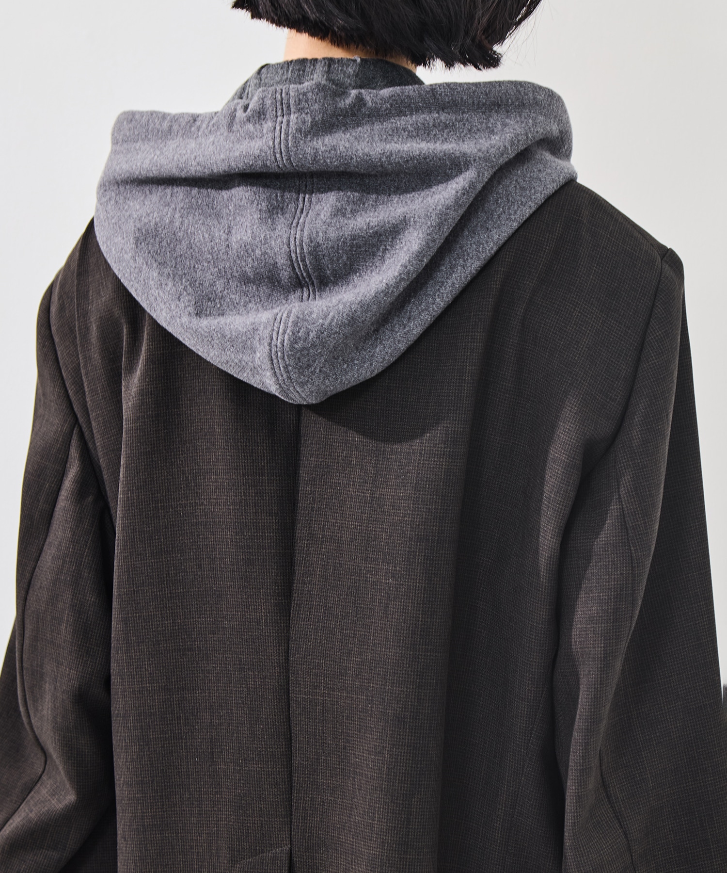 THREE LAYERED HOUNDSTOOTH JACKET Maison MIHARA YASUHIRO