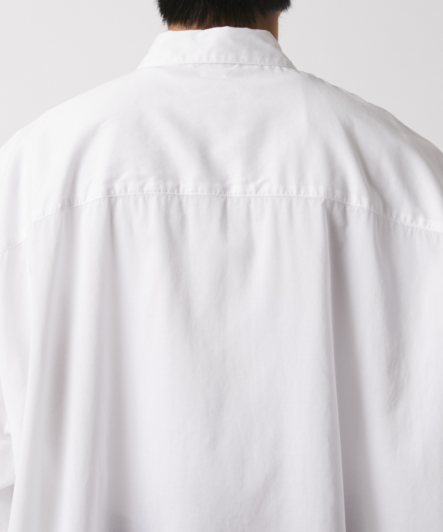 Washed Over Cotton&Silk Shirt Fujimoto