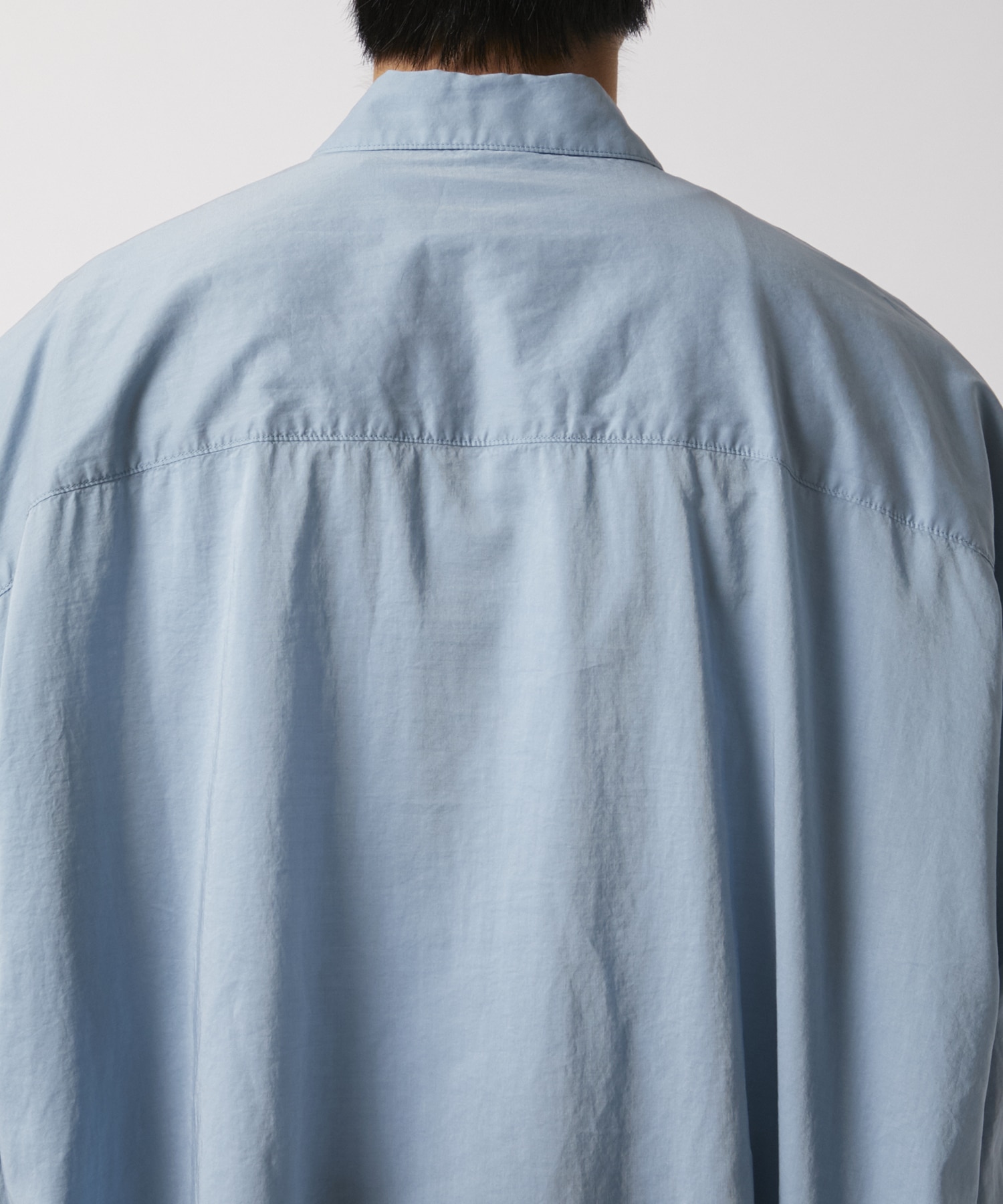 Washed Over Cotton&Silk Shirt Fujimoto