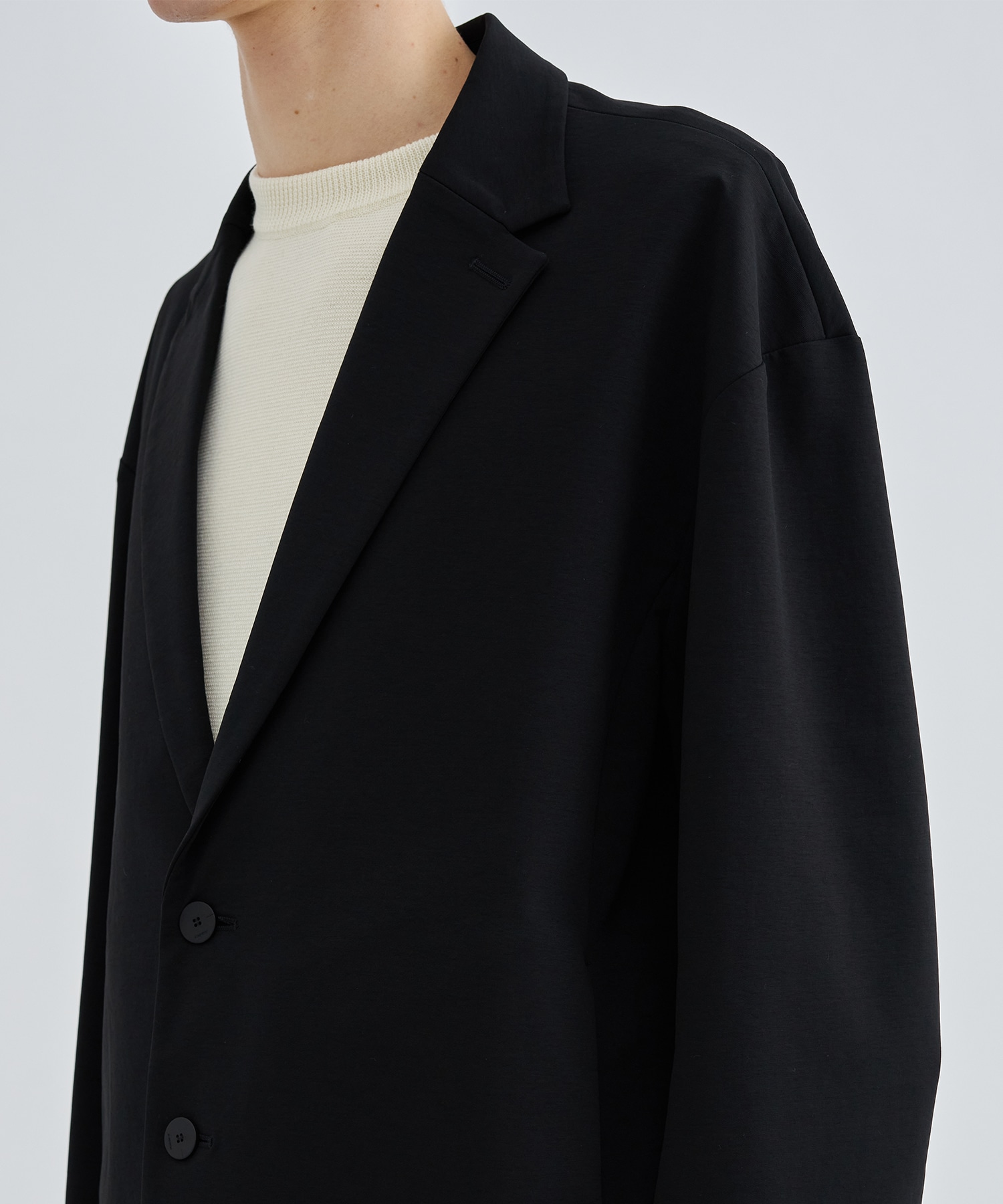 別注>DROP SHOULDER JACKET(1 BLACK): ATTACHMENT: MENS｜ STUDIOUS