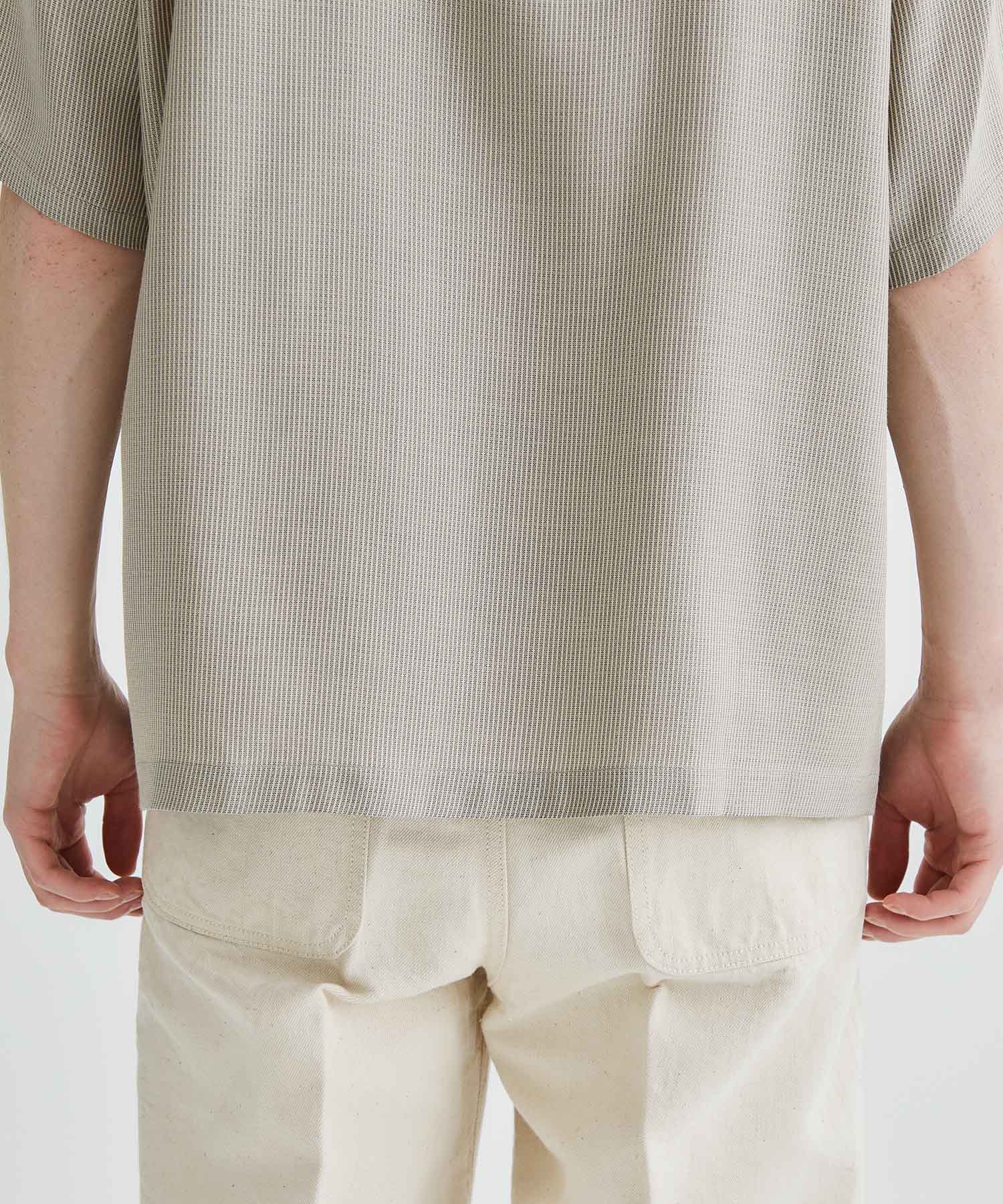 Dobby Weave Short Sleeve Shirt MATSUFUJI