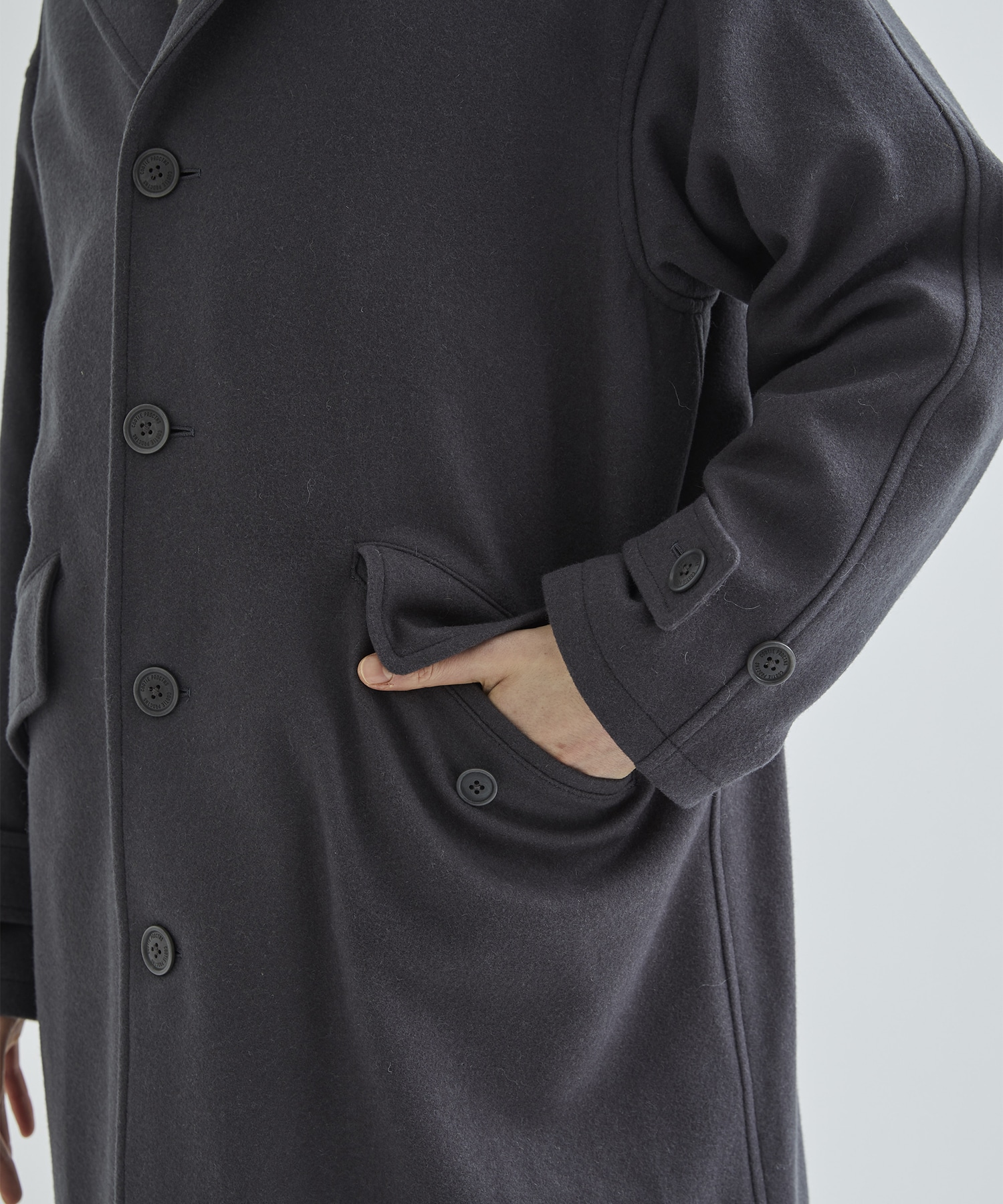 CA/W Melton Chester Coat | COOTIE