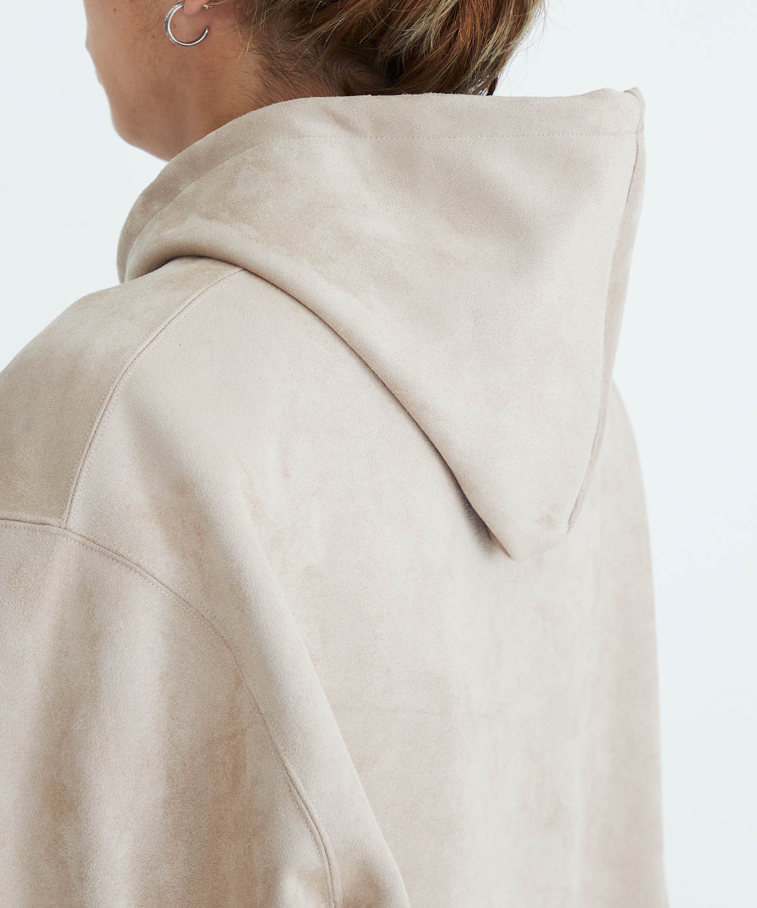 TECH KNIT SUEDE HOODIE｜Iroquois