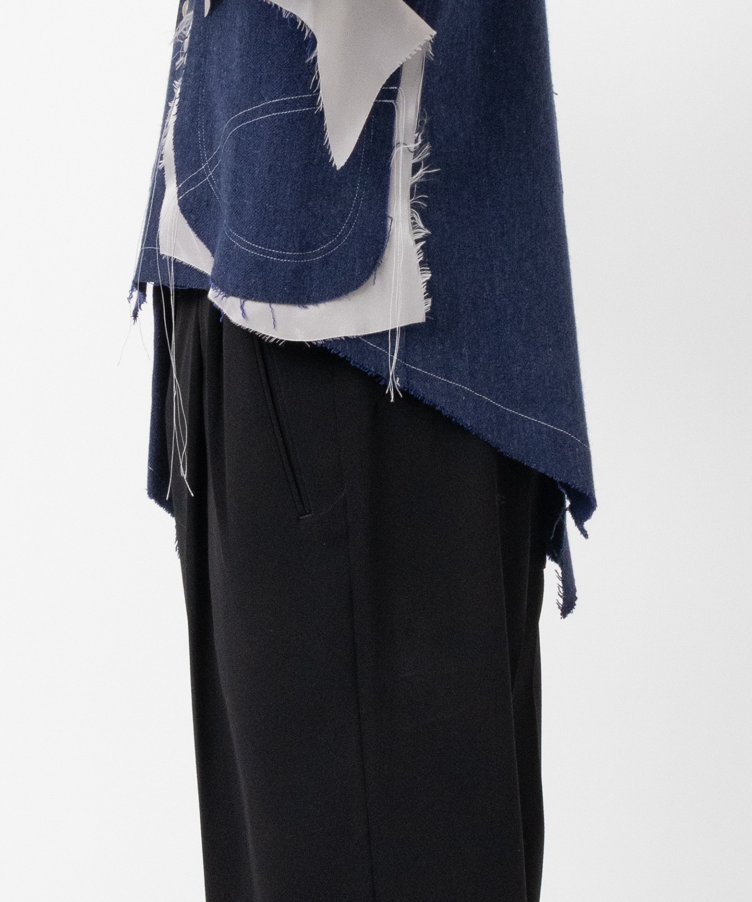 WOOL-DENIM LONG SLEEVE JACKET sulvam