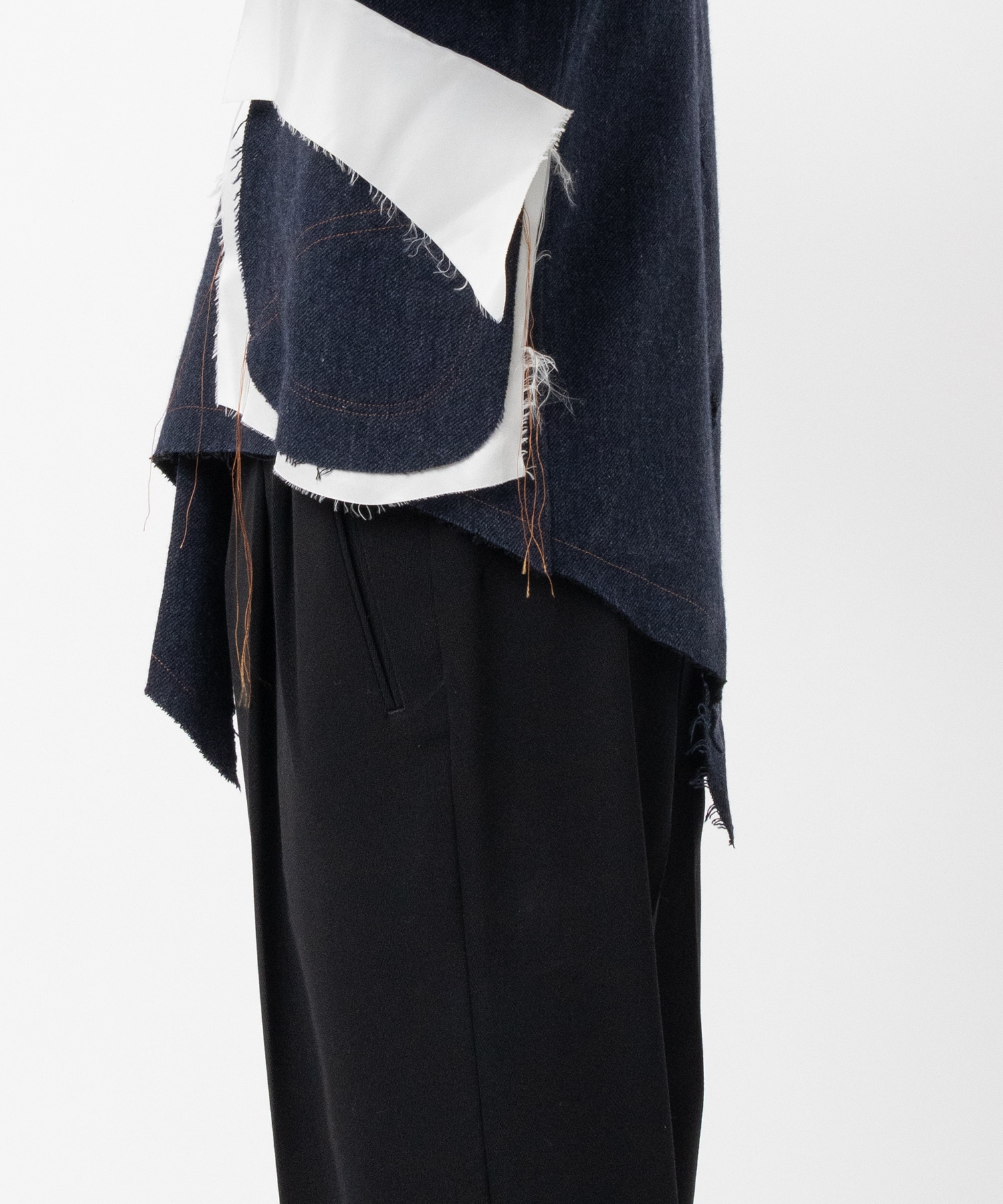 WOOL-DENIM LONG SLEEVE JACKET sulvam