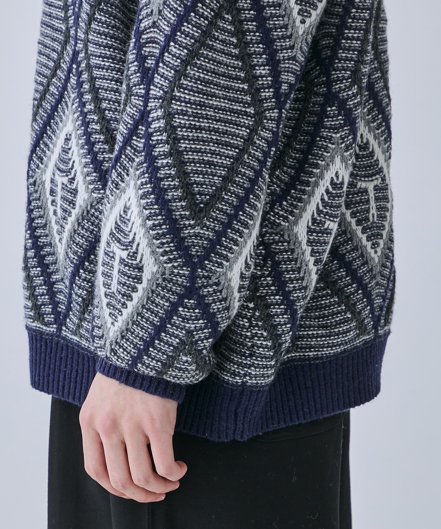 Diamond pull over knit TTT MSW