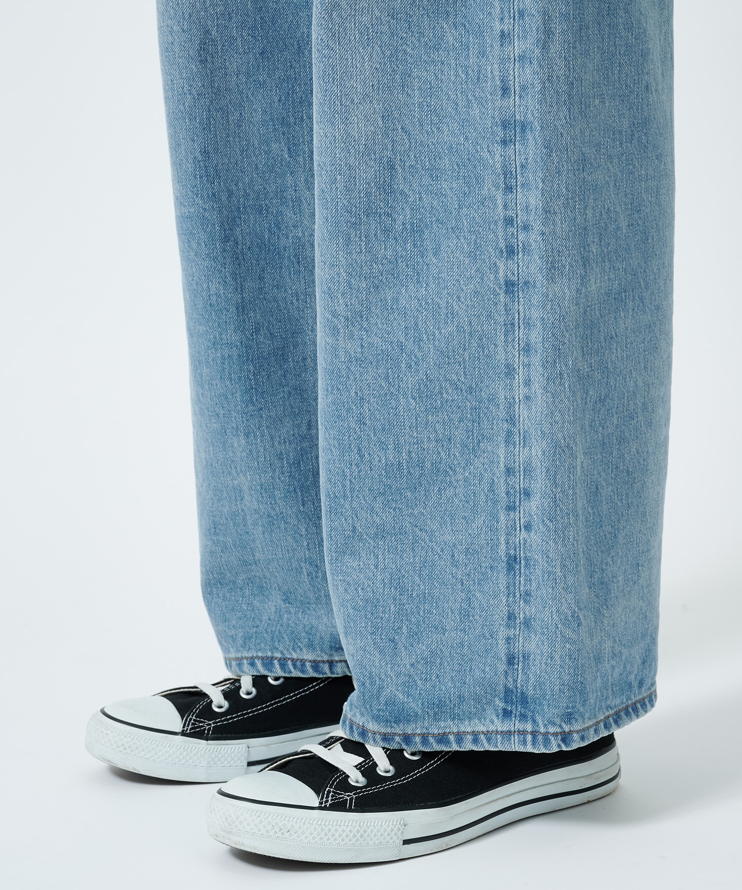 Selvedge wide jeans-Vintage wash superNova.