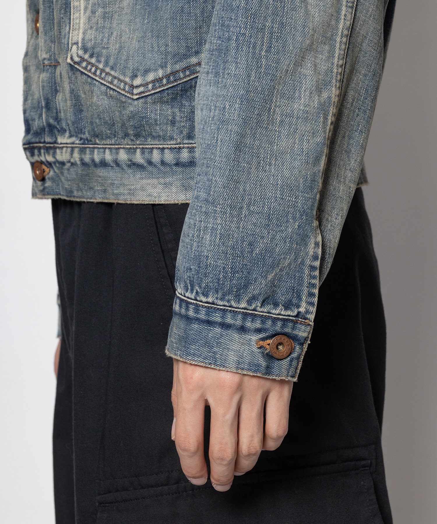 FADED MODERN DENIM JACKET SUGARHILL