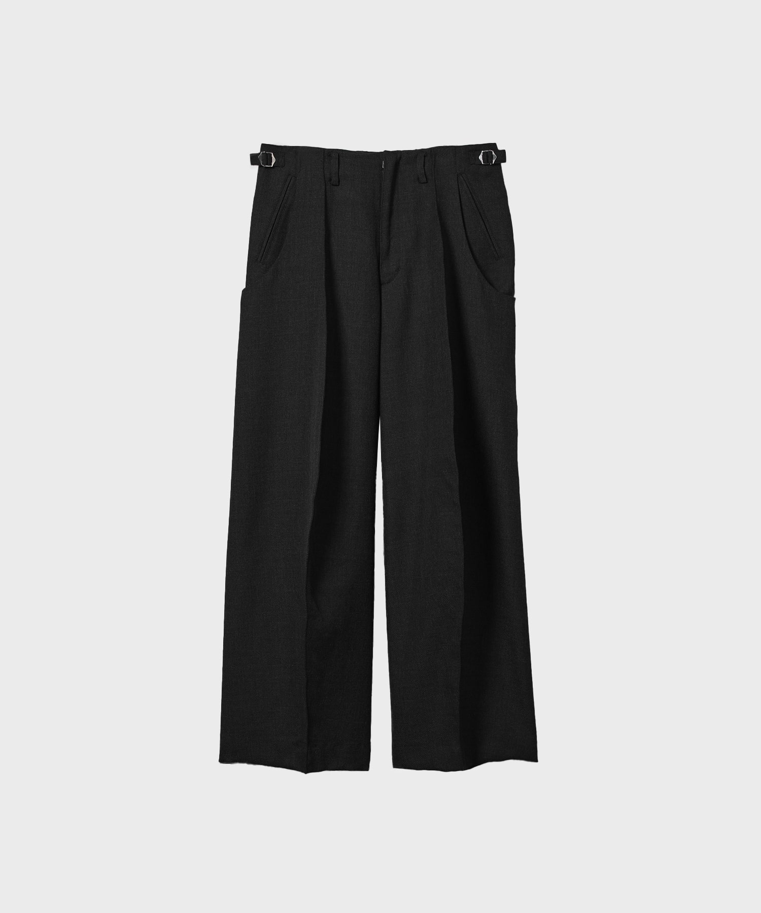 S-CURVED WIDE LEG UTILITY TROUSERS NVRFRGT