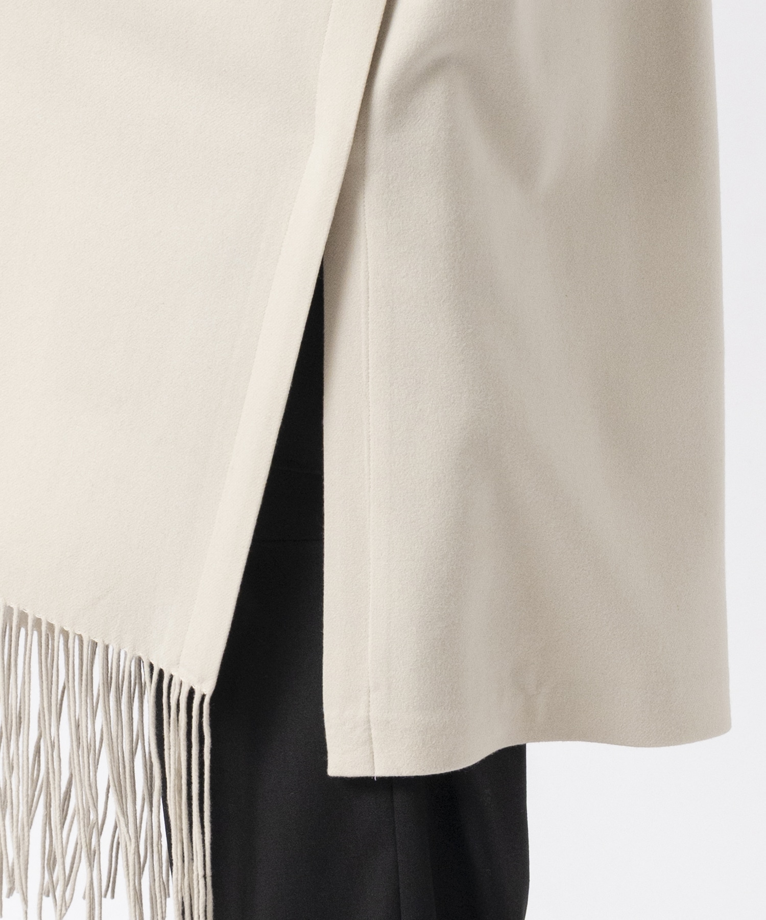 Side Slit Fringe Long JKT UJOH HOMME