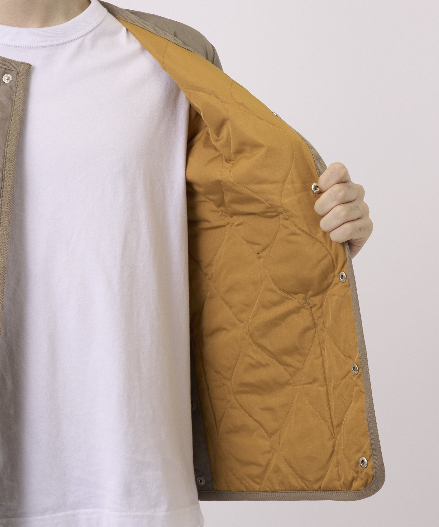 MILITARY CREW NECK DOWN JKT TAION/TAION EXTRA