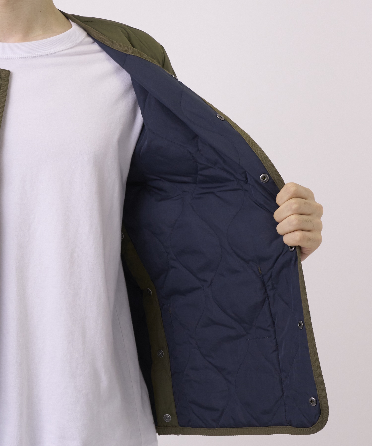 MILITARY CREW NECK DOWN JKT TAION/TAION EXTRA