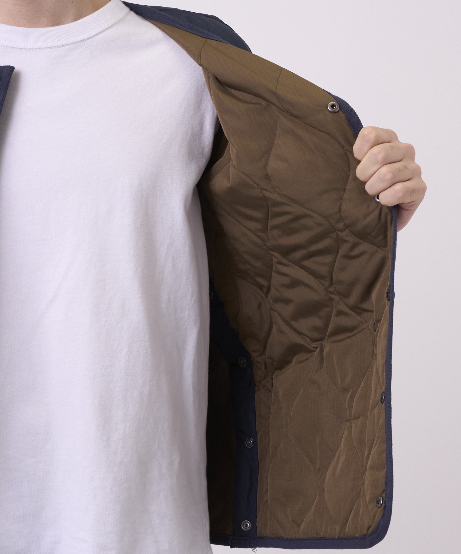 MILITARY CREW NECK DOWN JKT TAION/TAION EXTRA