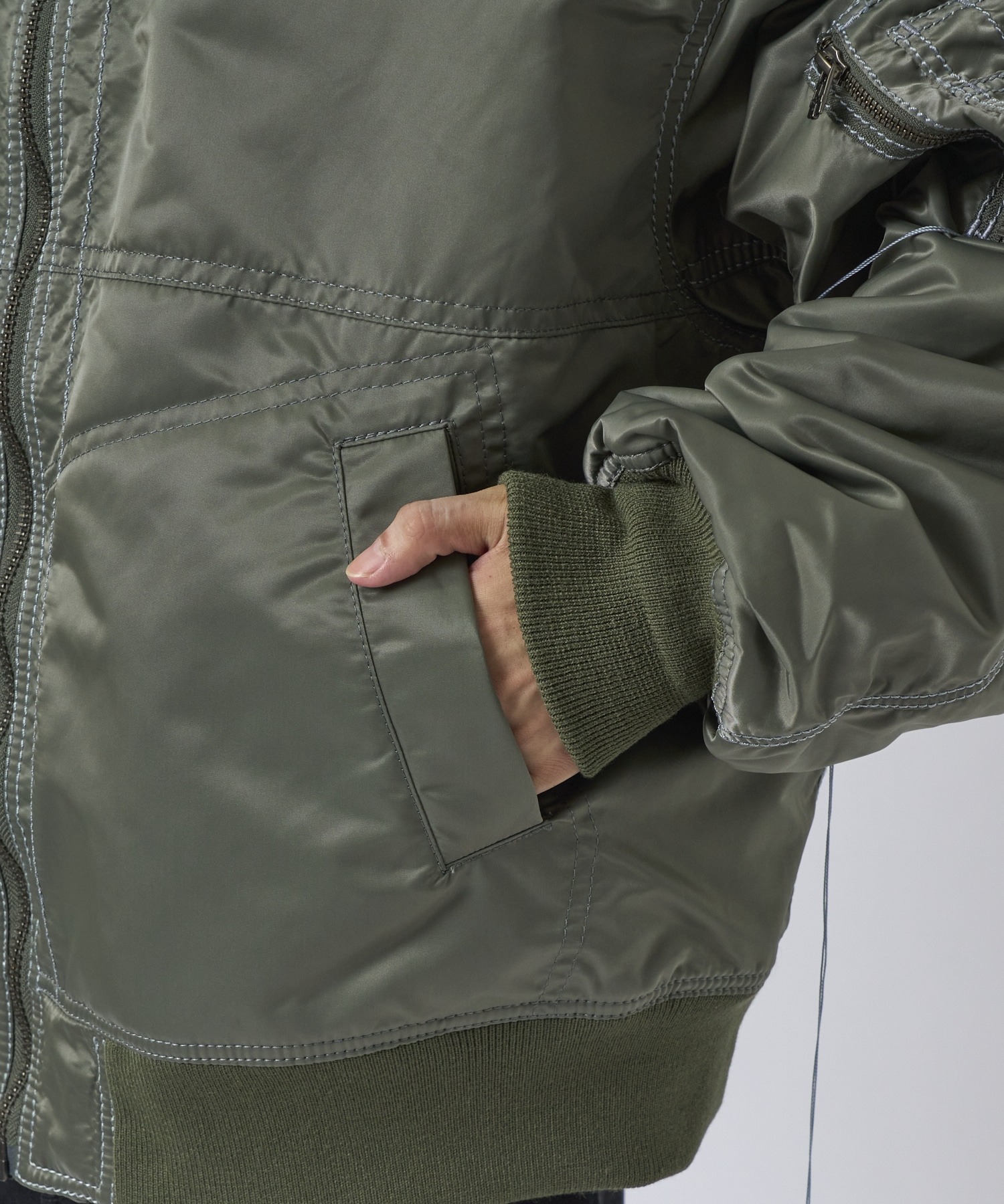 HEAVY STITCH MA-1 JACKET FACETASM